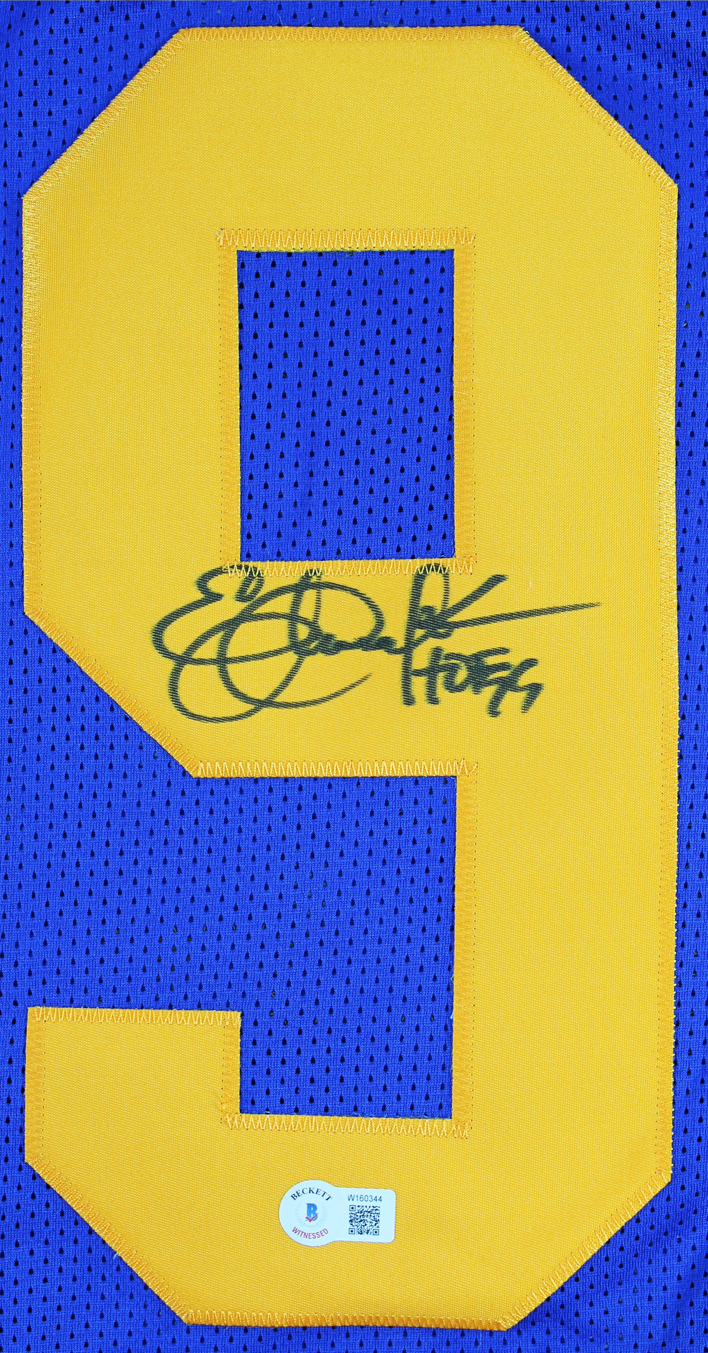 Eric Dickerson "HOF 99" Authentic Signed Blue Pro Style Jersey BAS Witnessed 1 - Image 4