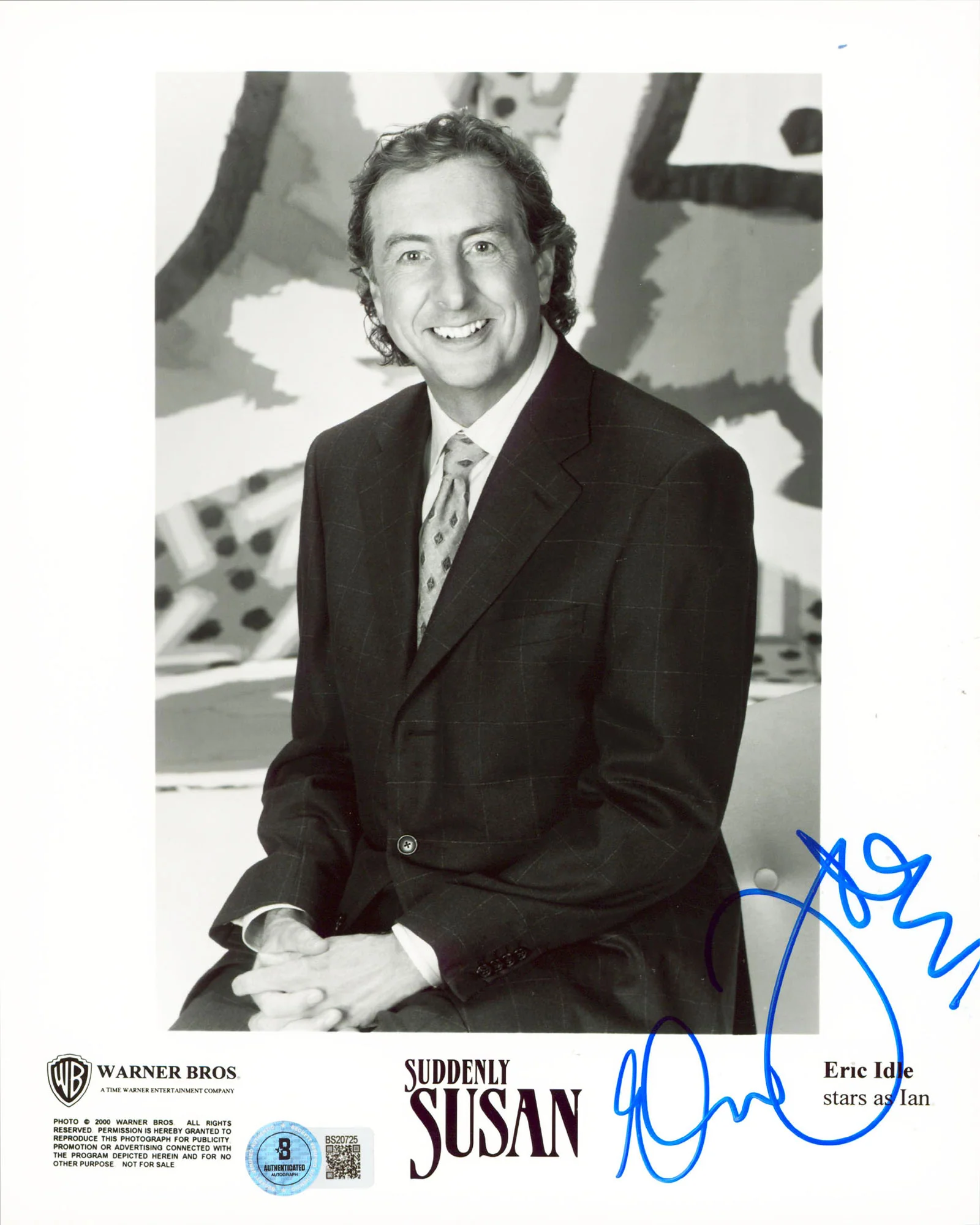 Eric Idle Suddenly Susan Authentic Signed 8x10 Vertical Photo BAS #BS20725 - Image 2