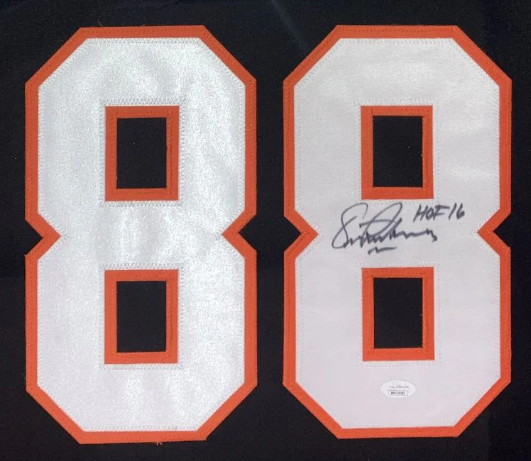 Eric Lindros Philadelphia Signed Framed Black Hockey Jersey HOF 16 JSA ITP - Image 2