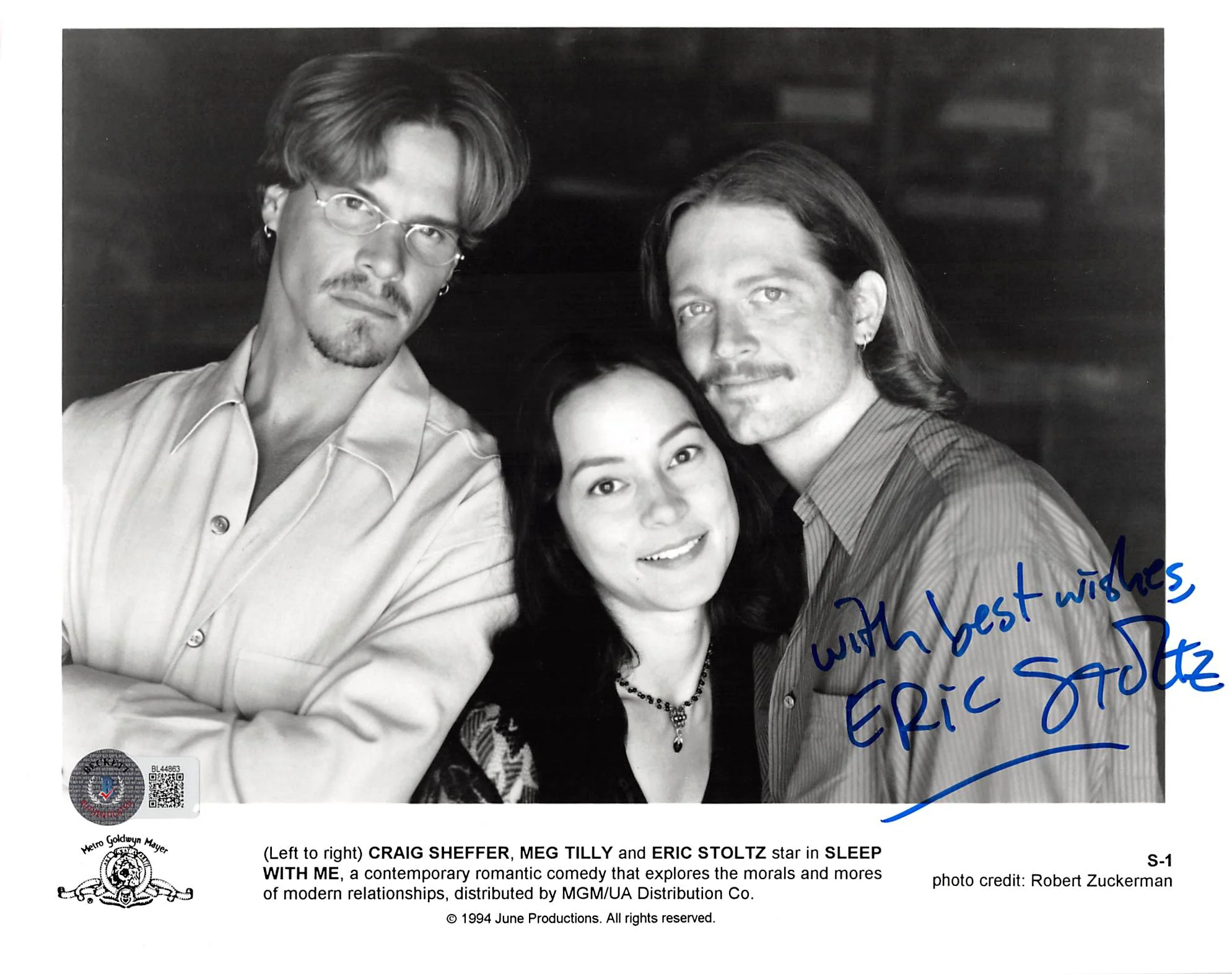 Eric Stoltz Sleep With Me "With Best Wishes" Signed 8x10 Photo BAS #BL44863 - Image 2
