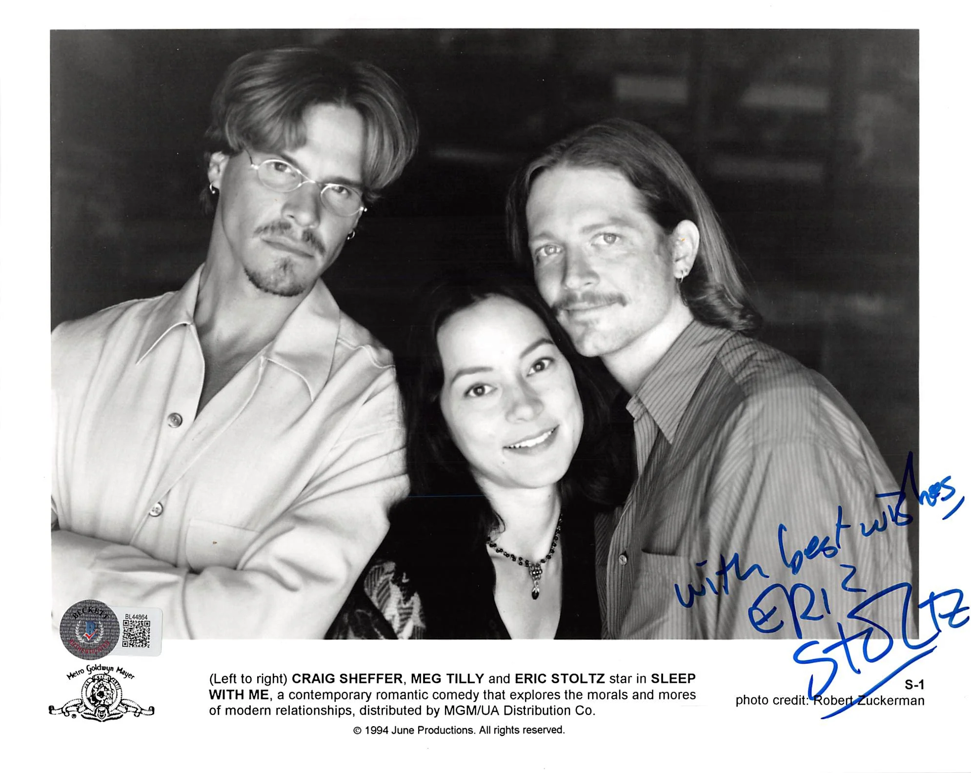 Eric Stoltz Sleep With Me "With Best Wishes" Signed 8x10 Photo BAS #BL44864 - Image 2