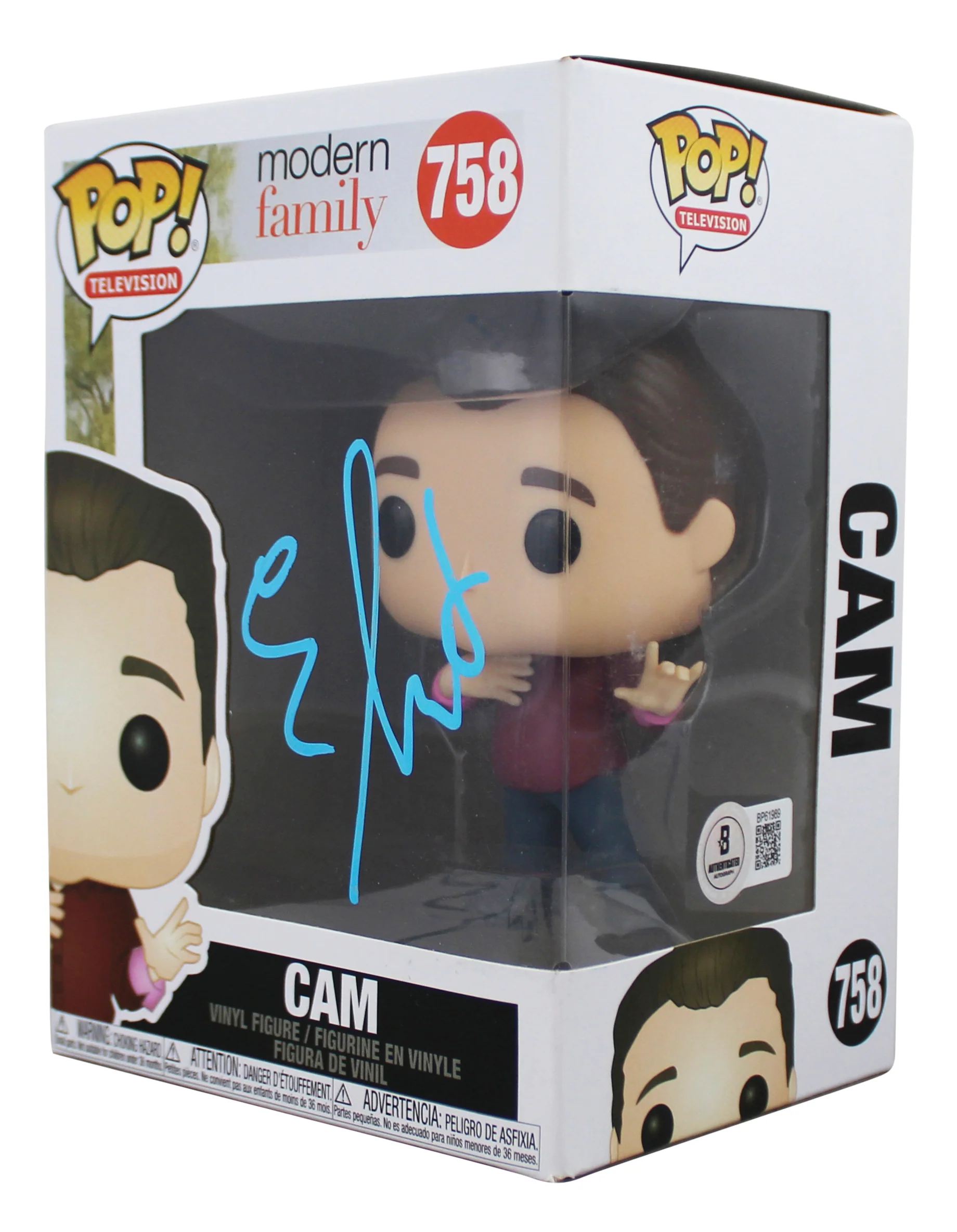 Eric Stonestreet Modern Family Signed Cam #758 Funko Pop Figure BAS #BP61989 - Image 3