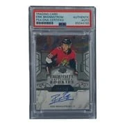 Erik Brannstrom Signed 2019 UD Exquisite #R16 Senators Hockey Card PSA/DNA - Image 3