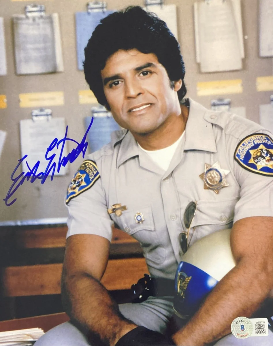 Erik Estrada Signed 8x10 CHIPS Photo BAS ITP - Image 5