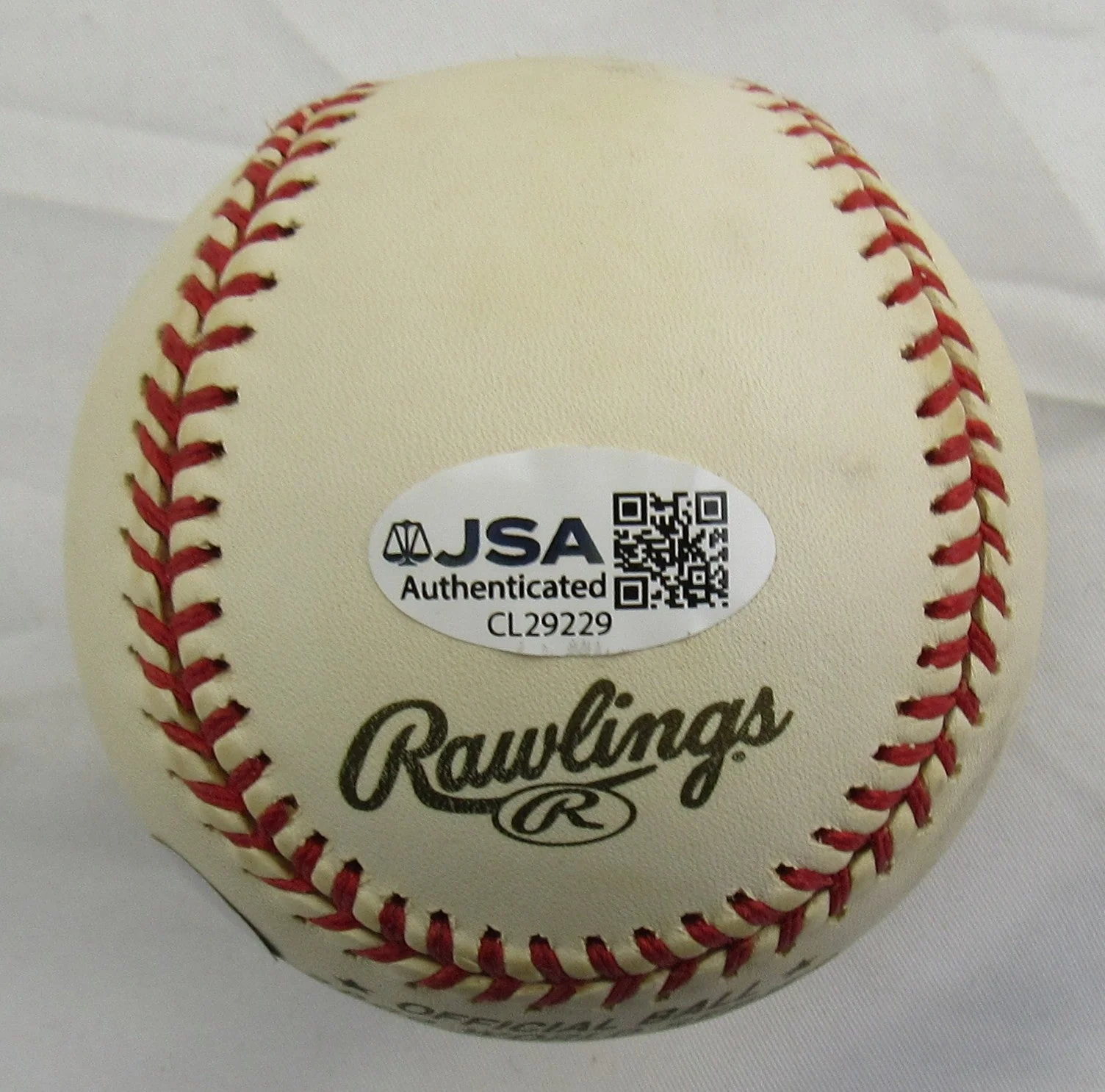 Andy Pettitte Signed 2000 World Series Logo Rawlings Baseball JSA CL29229 - Image 3