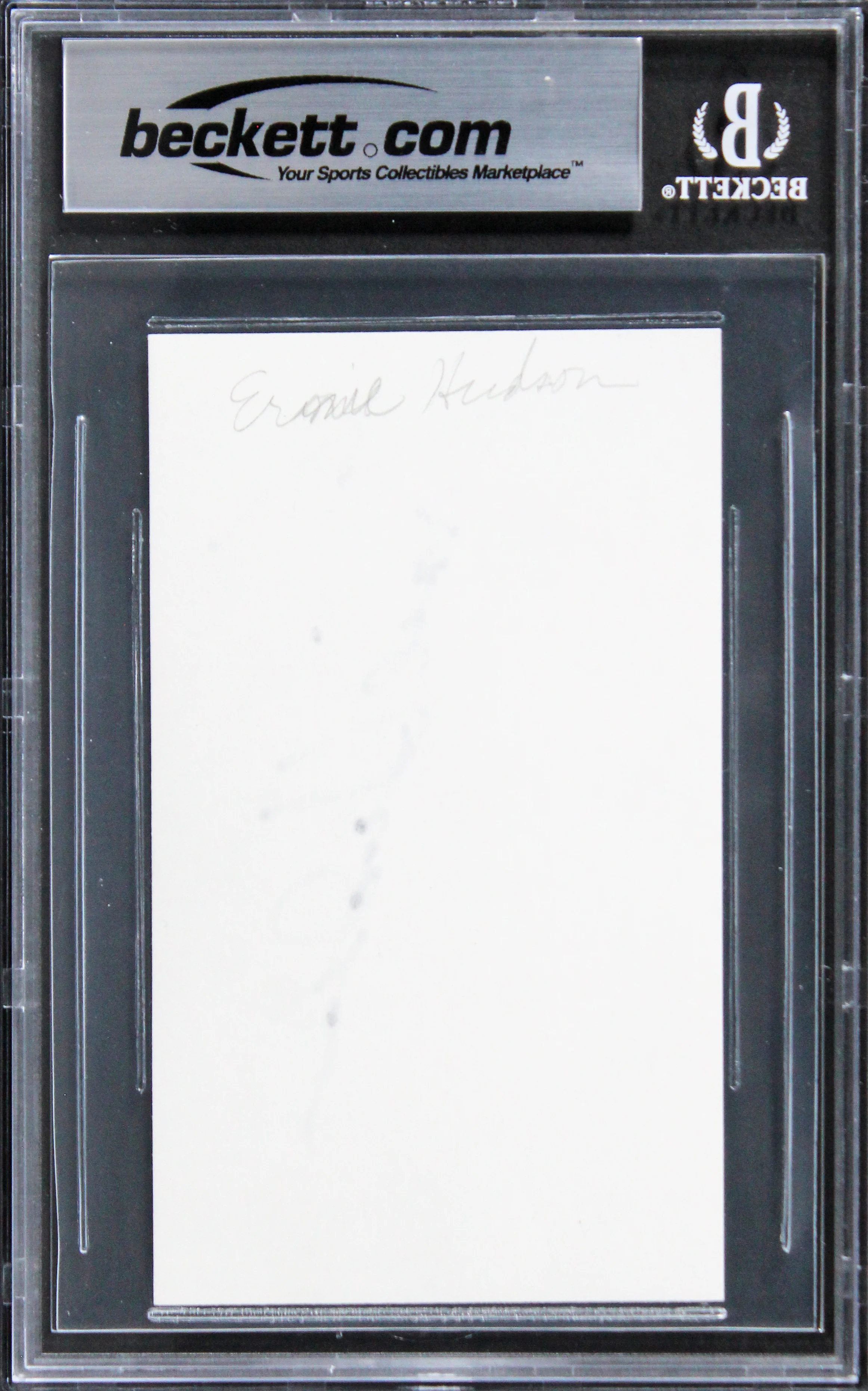 Ernie Hudson Ghostbusters Authentic Signed 3x5 Index Card BAS Slabbed 2 - Image 3