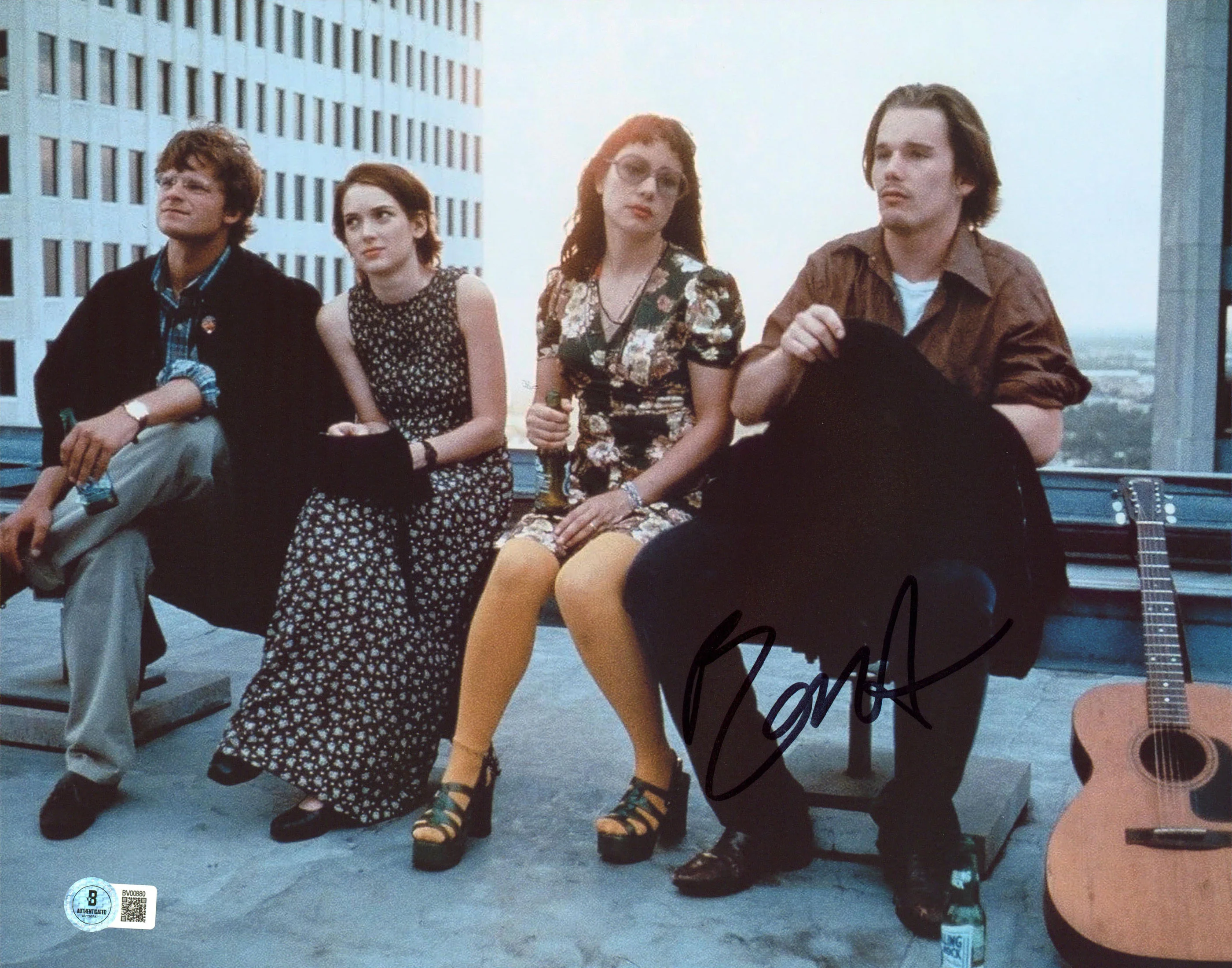 Ethan Hawke Reality Bites Authentic Signed 11x14 Horizontal Photo BAS #BV00880 - Image 2