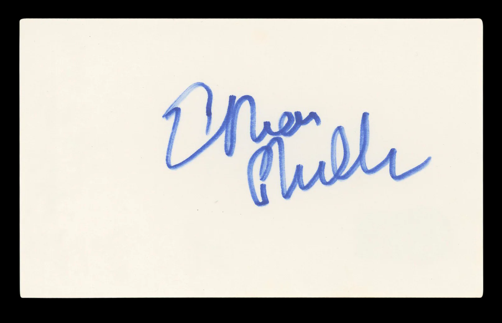 Ethan Phillips Star Trek Voyager Authentic Signed 3x5 Index Card BAS #BL96511 - Image 2