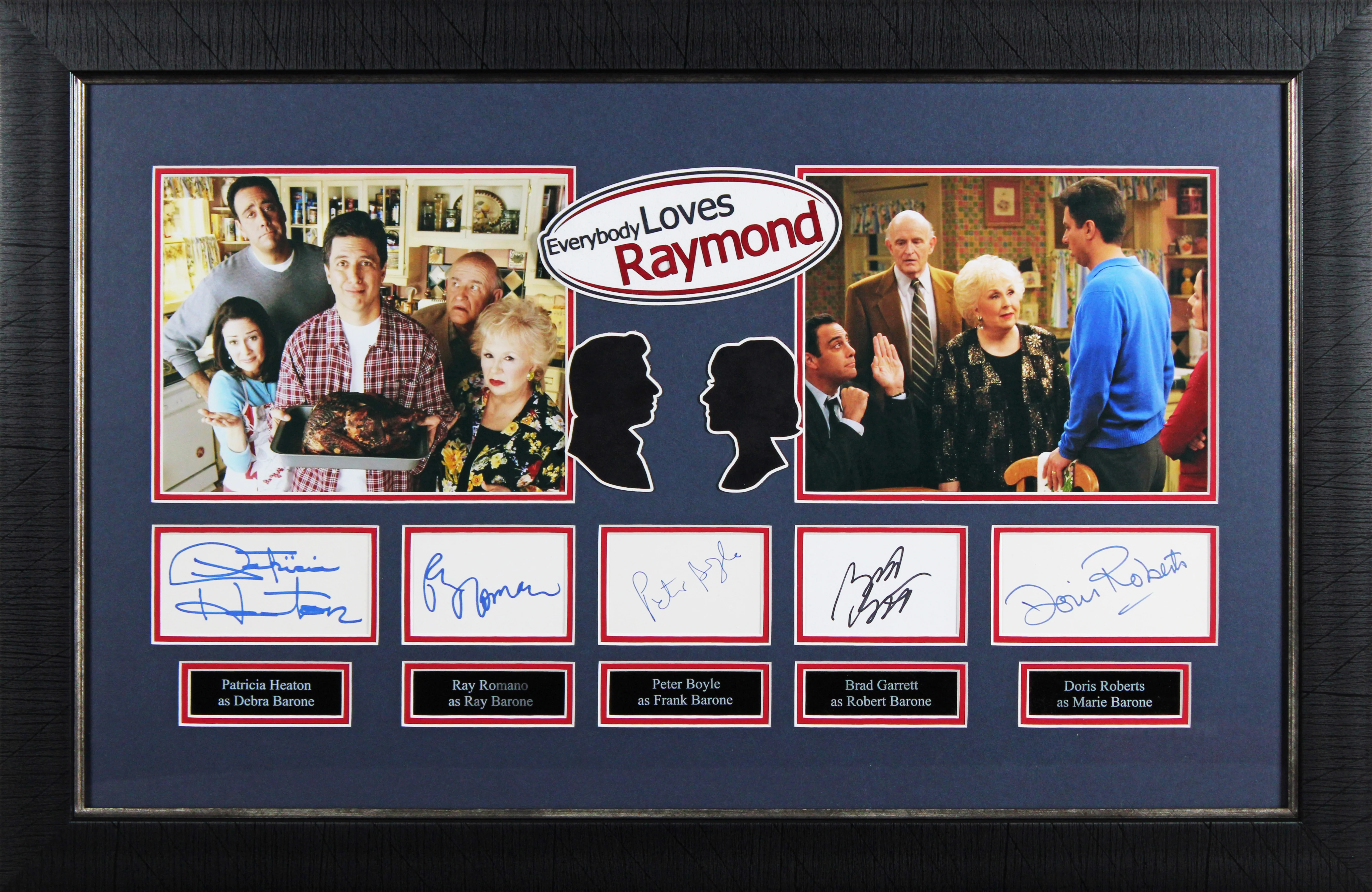 Everyone Loves Raymond (5) Romano, Heaton, Boyle +2 Signed Framed Display BAS - Image 2