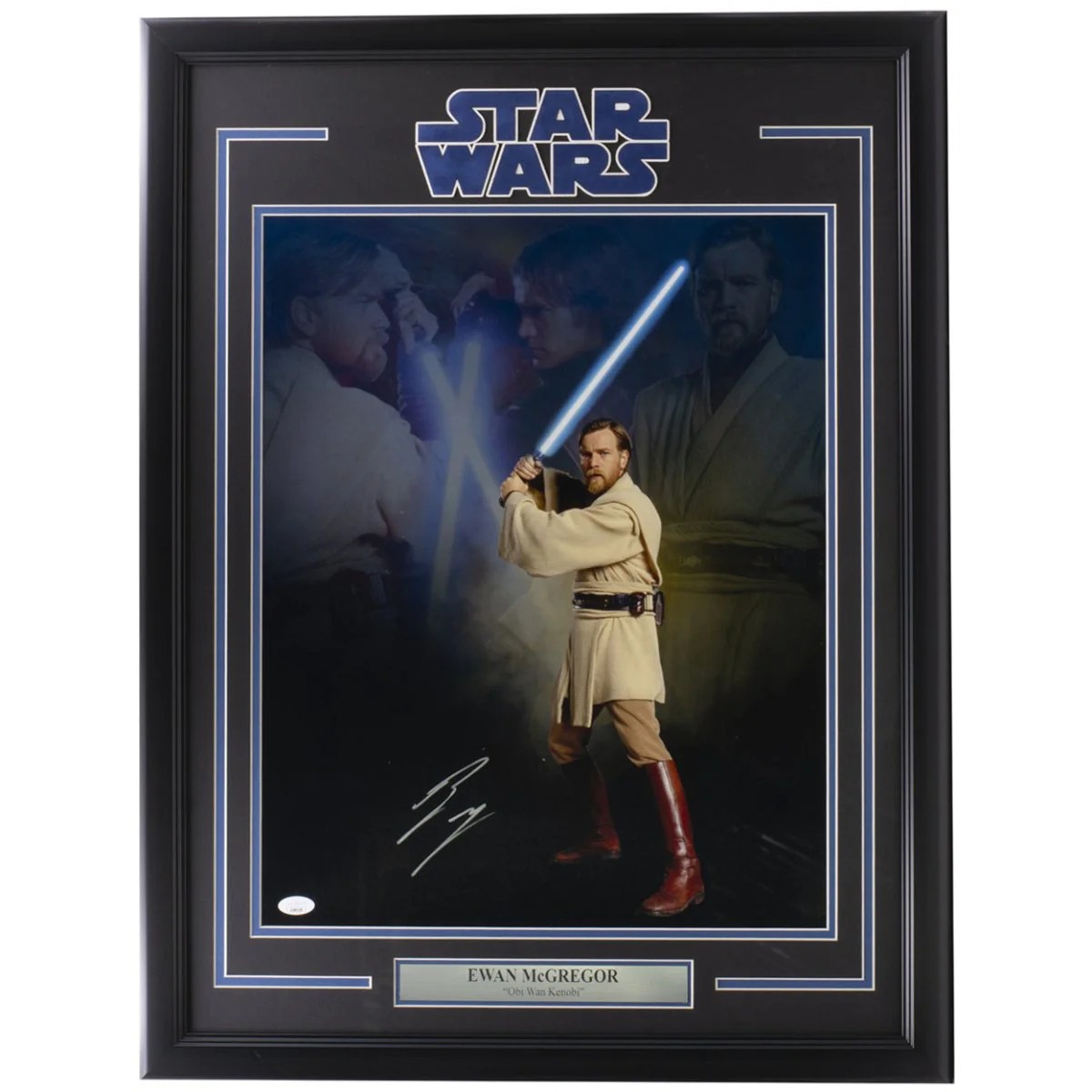 Ewan McGregor Signed Framed 16x20 Star Wars Revenge of The Sith Photo JSA - Image 5