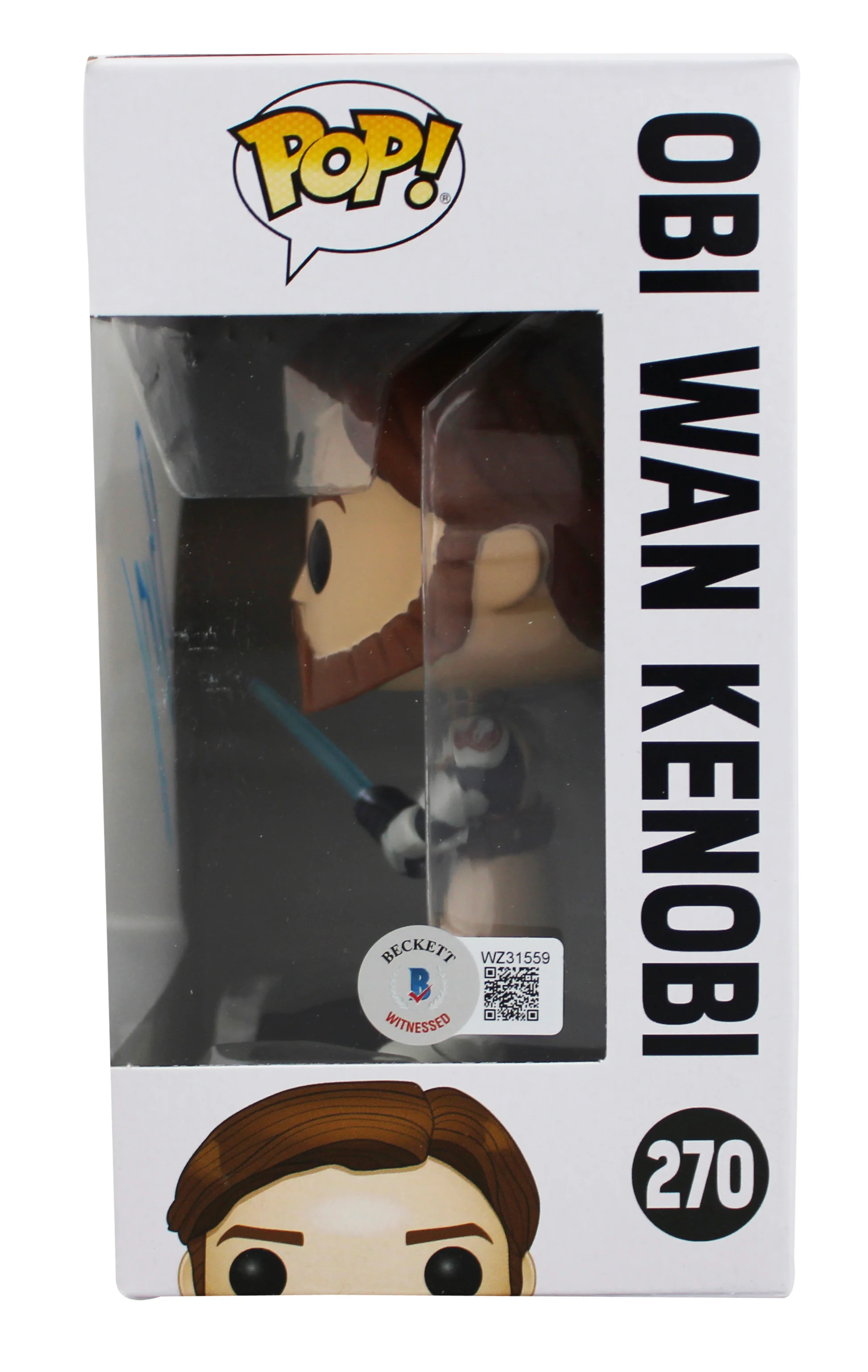 Ewan McGregor Star Wars Signed Obi Wan Kenobi #270 Funko Pop Vinyl Figure BAS W - Image 4