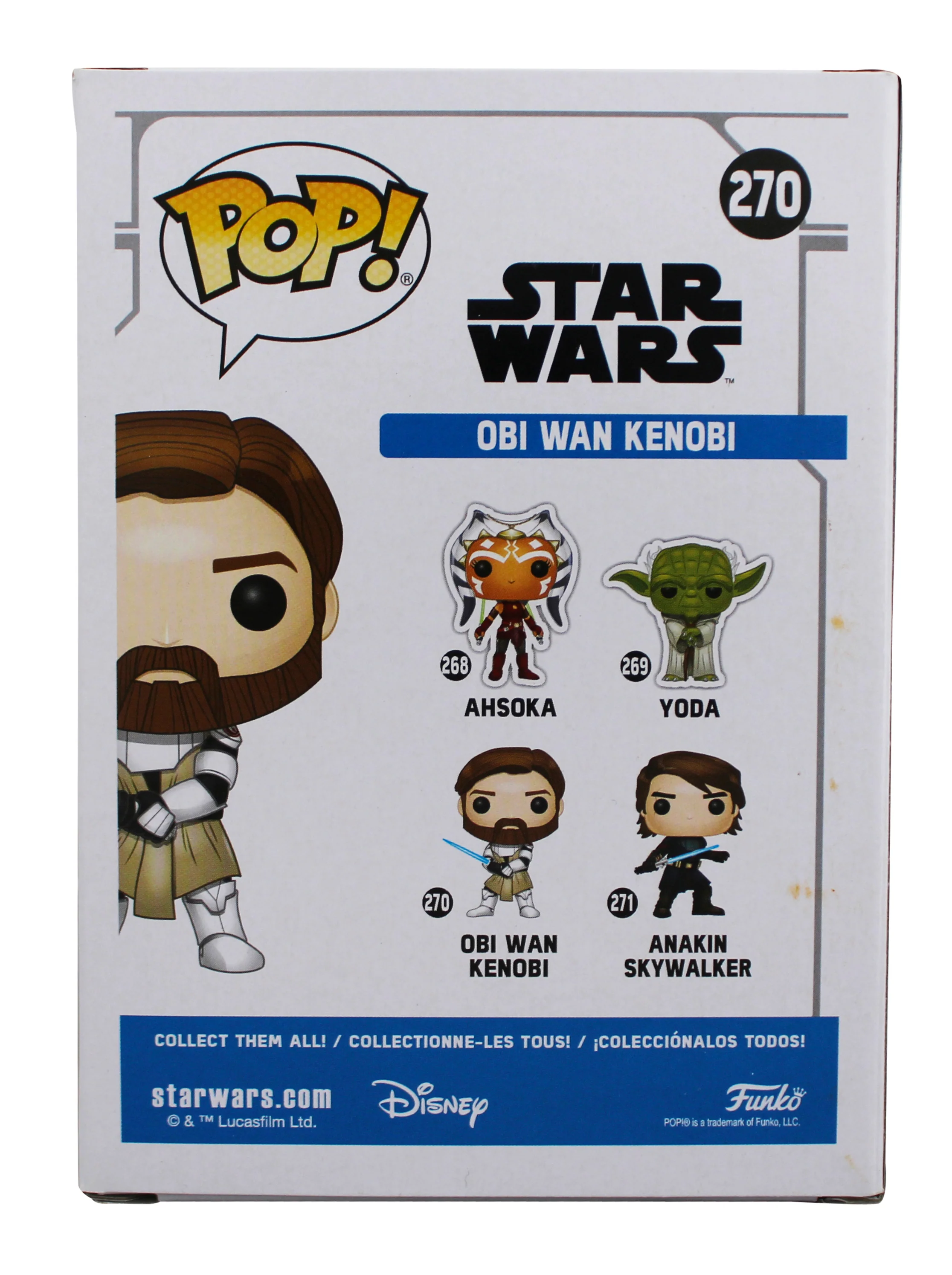 Ewan McGregor Star Wars Signed Obi Wan Kenobi #270 Funko Pop Vinyl Figure BAS W - Image 5