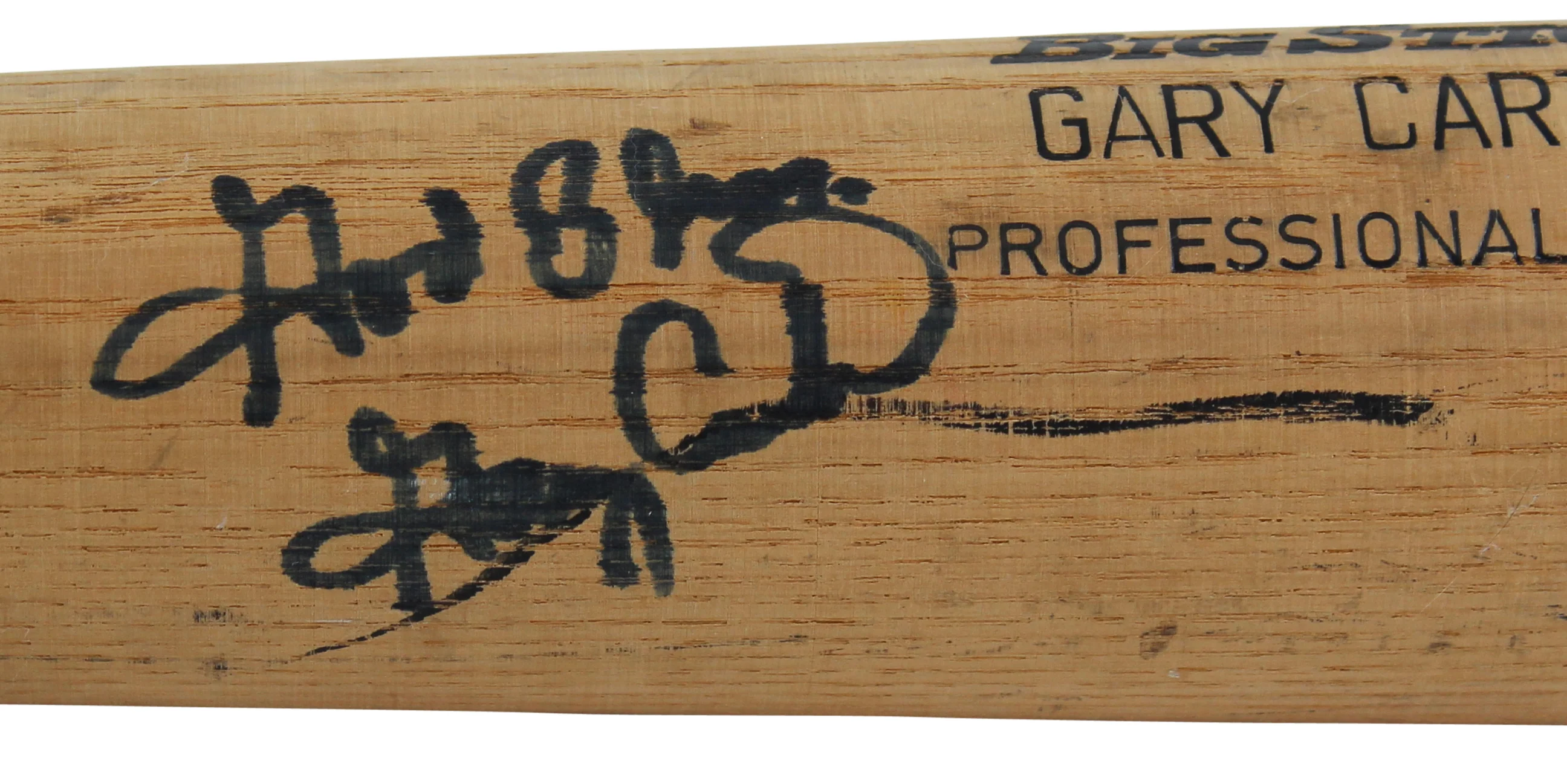 Expos Gary Carter God Bless Authentic Signed Game Used Bat BAS #BA75045 - Image 3