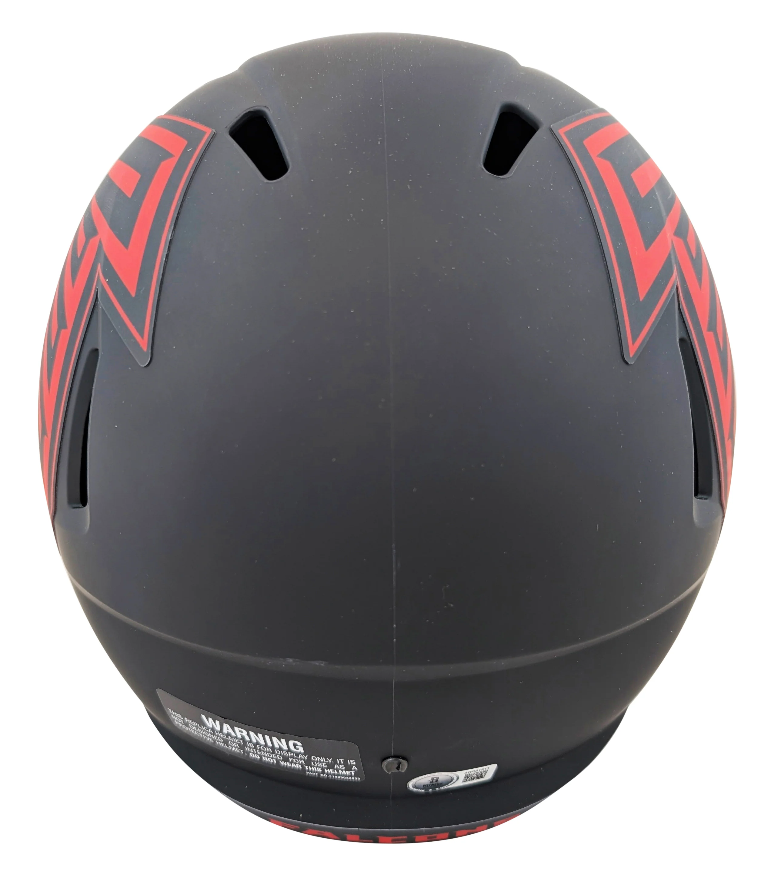 Falcons Julio Jones Signed Eclipse Full Size Speed Rep Helmet W/ Case BAS Wit - Image 4