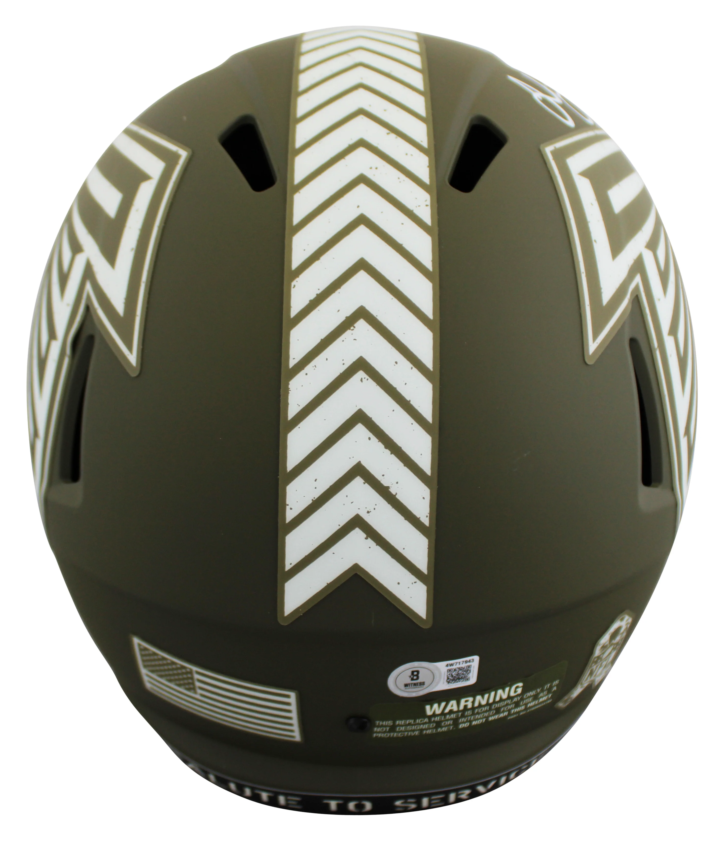 Falcons Julio Jones Signed STS Full Size Speed Rep Helmet W/ Case BAS Witnessed - Image 4