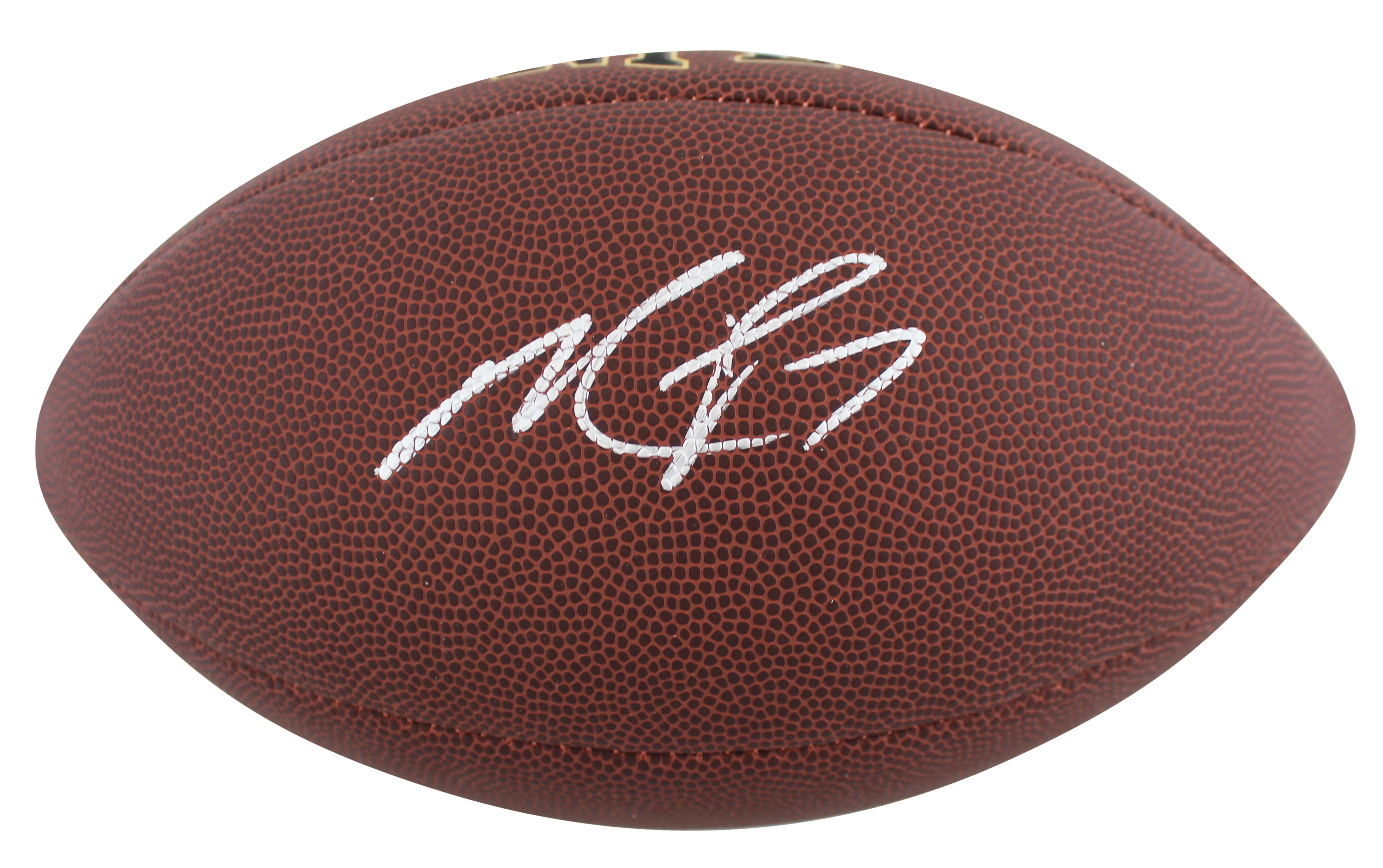 Falcons Michael Vick Signed Wilson Super Grip Nfl Football w/ Case JSA Witness - Image 4