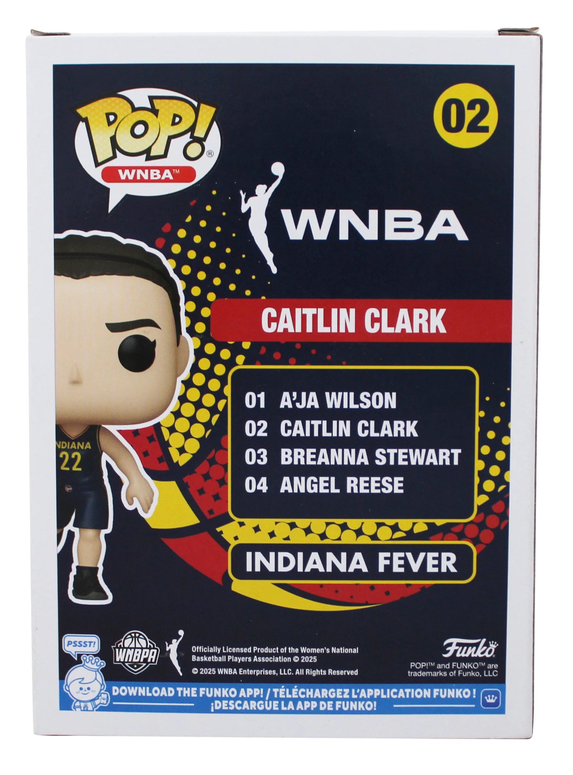 Fever Caitlin Clark Authentic Signed #02 Funko Pop Vinyl Figure JSA #ZZ66272 - Image 5