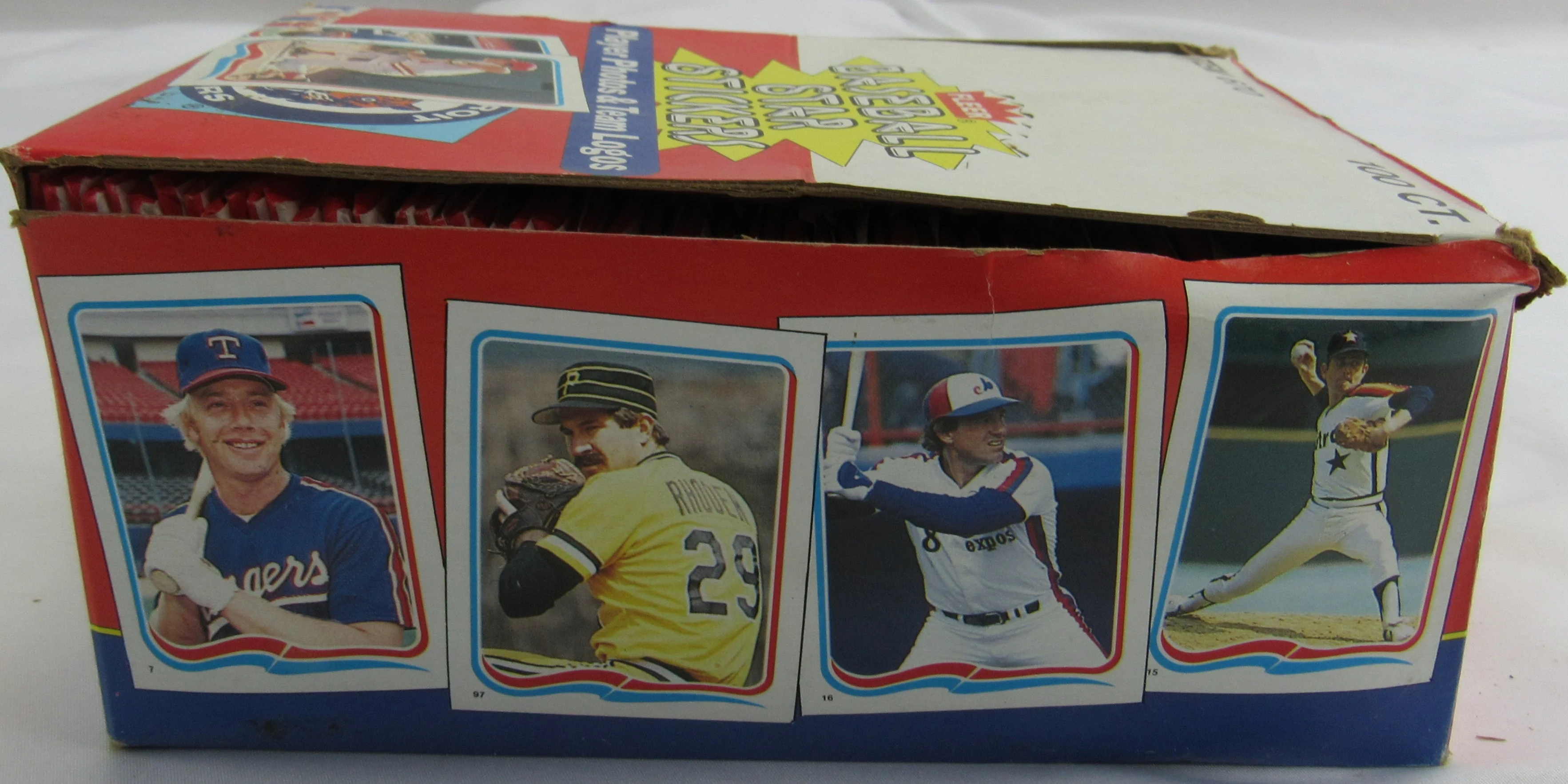 1985 Fleer Baseball Star Stickers Box Unopened Packs Tons of Stars &Rare - Image 4