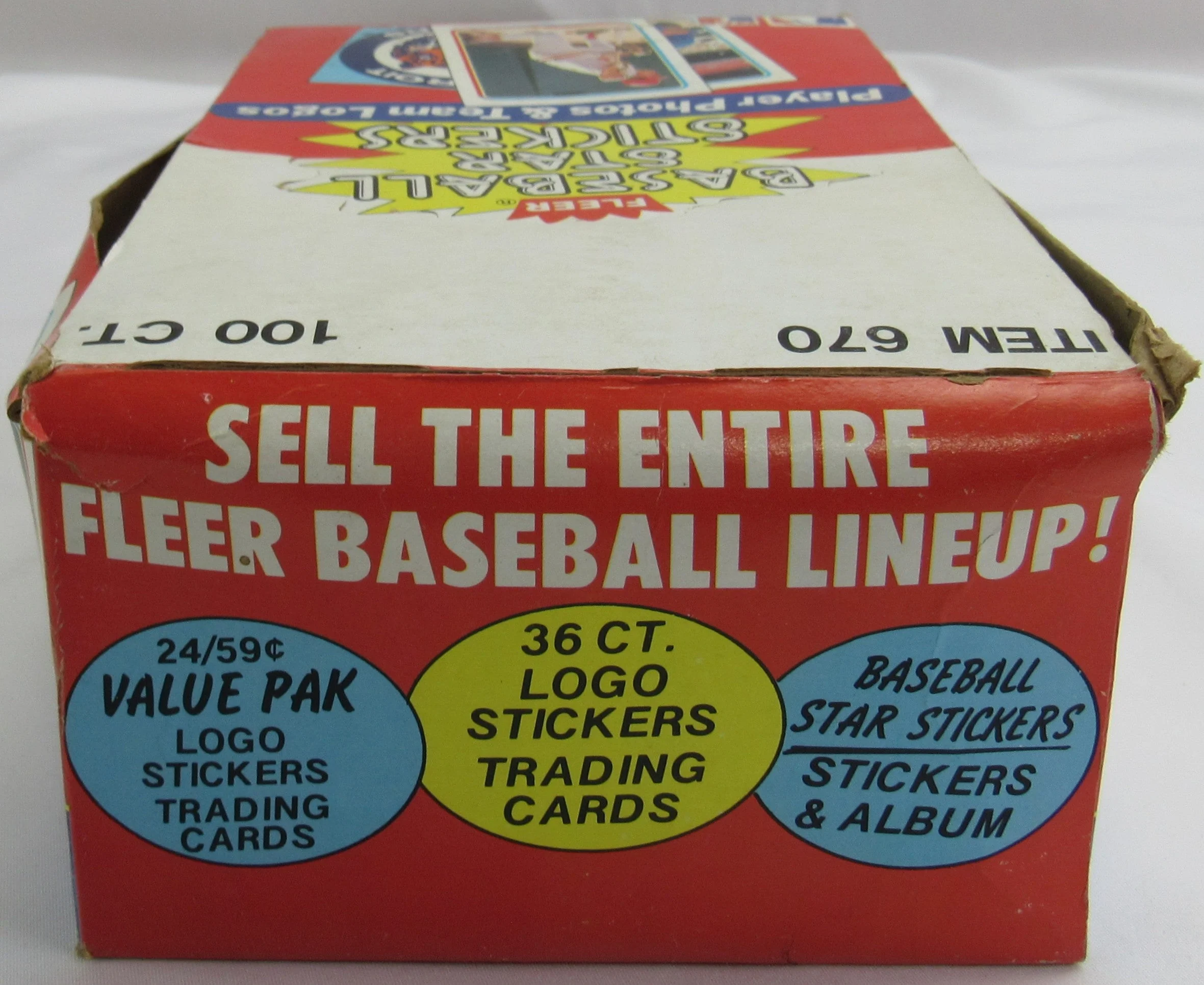 1985 Fleer Baseball Star Stickers Box Unopened Packs Tons of Stars &Rare - Image 5