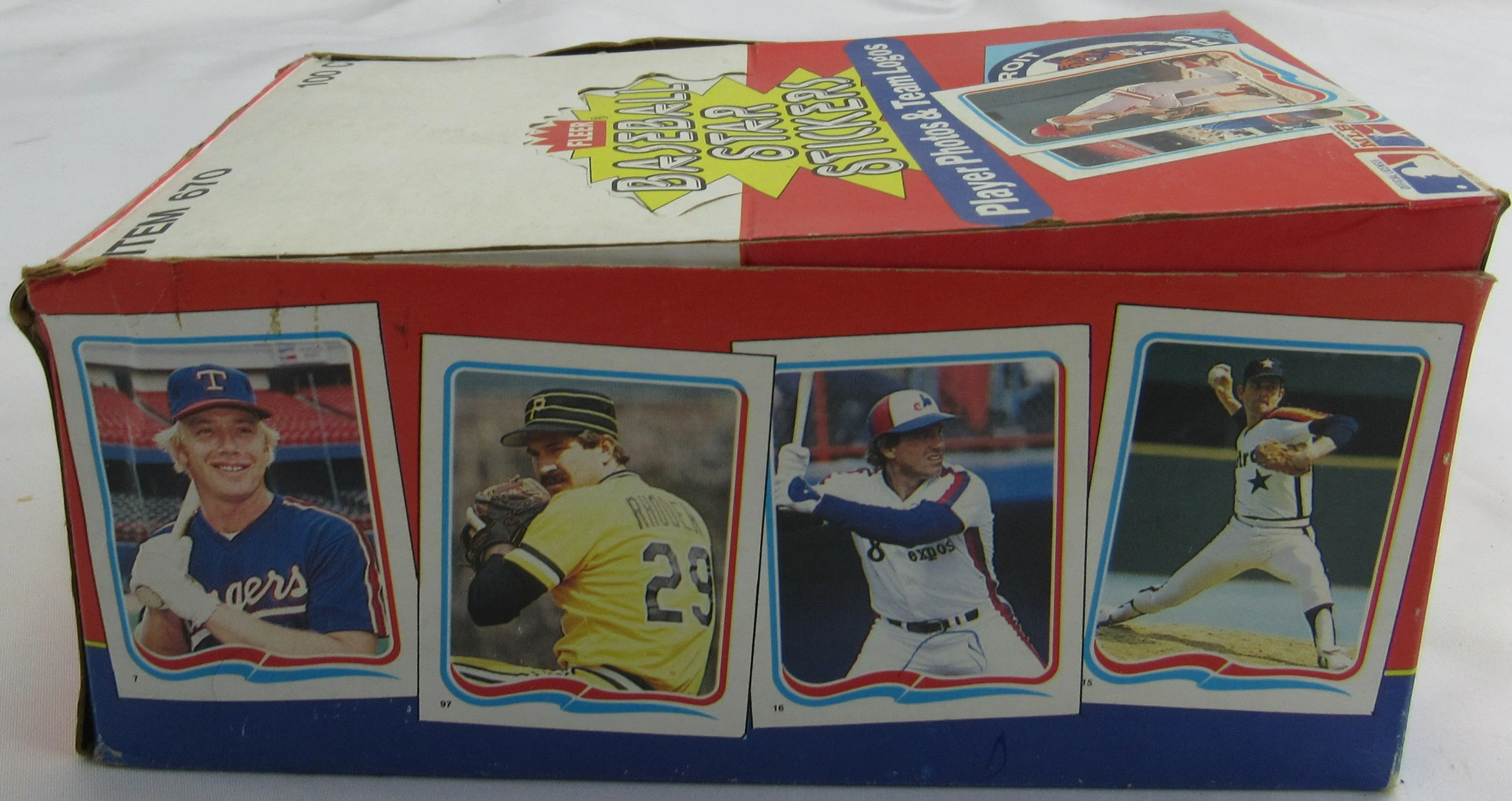 1985 Fleer Baseball Star Stickers Box Unopened Packs Tons of Stars &Rare - Image 6