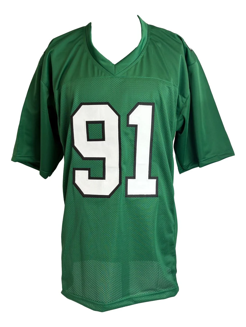 Fletcher Cox Philadelphia Signed Kelly Green Football Jersey JSA QR Hologram - Image 3