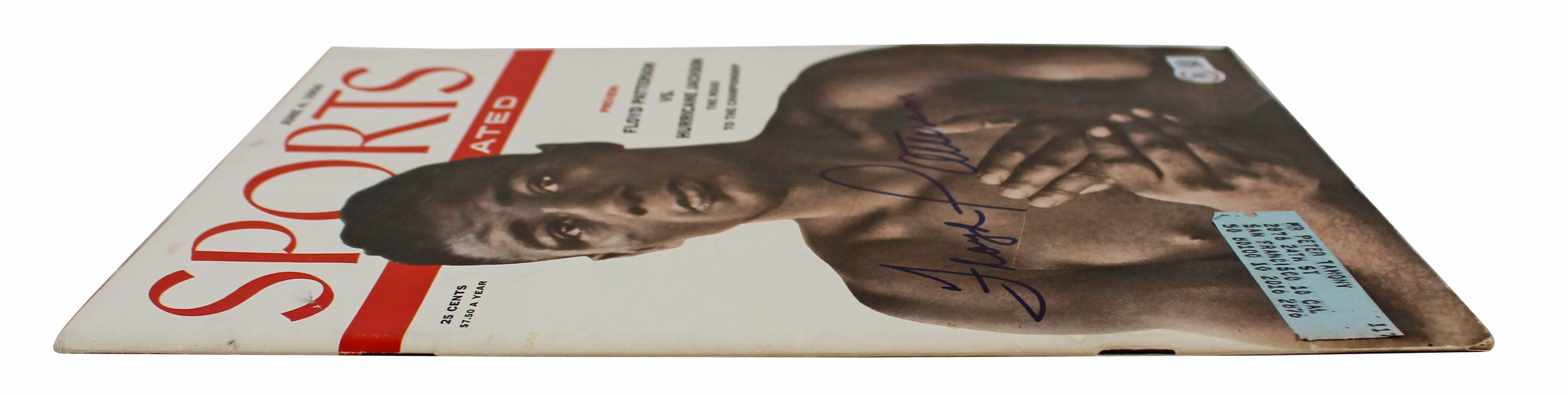 Floyd Patterson Boxing Signed June 1956 Sports Illustrated Magazine BAS #BK43732 - Image 7