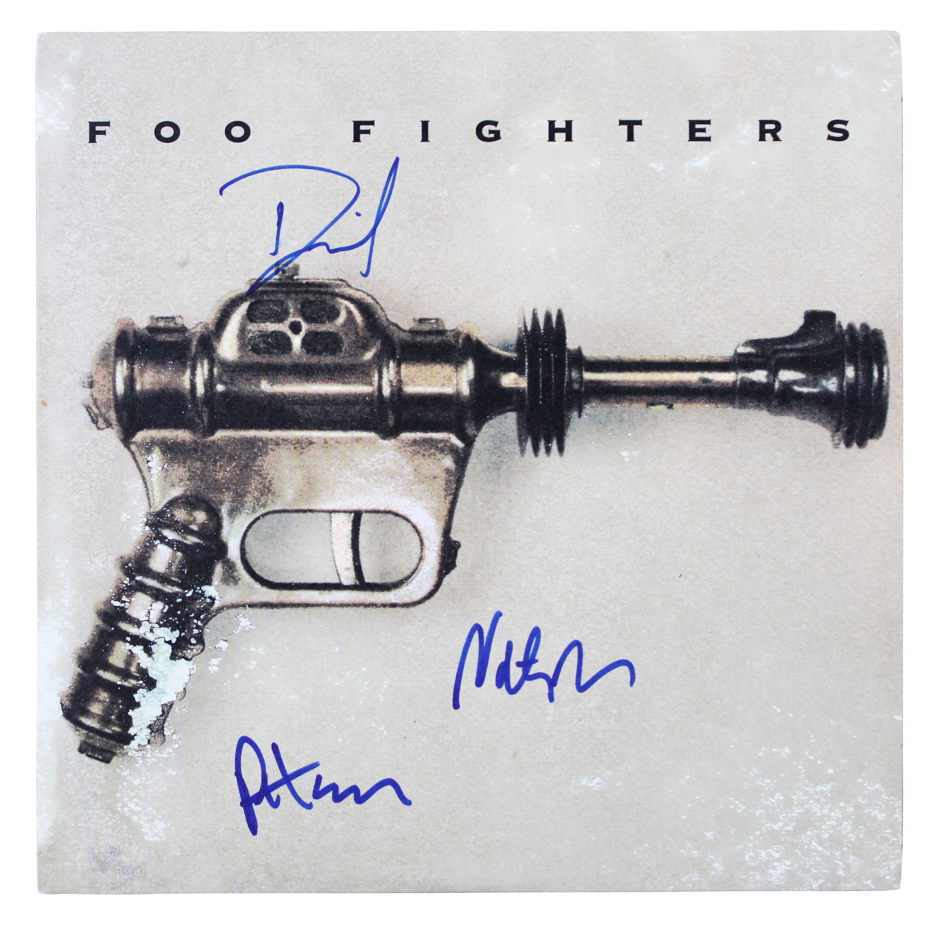 Foo Fighters (3) Grohl, Smear, & Mendel Signed Album Cover W/ Vinyl BAS #AE02796 - Image 3