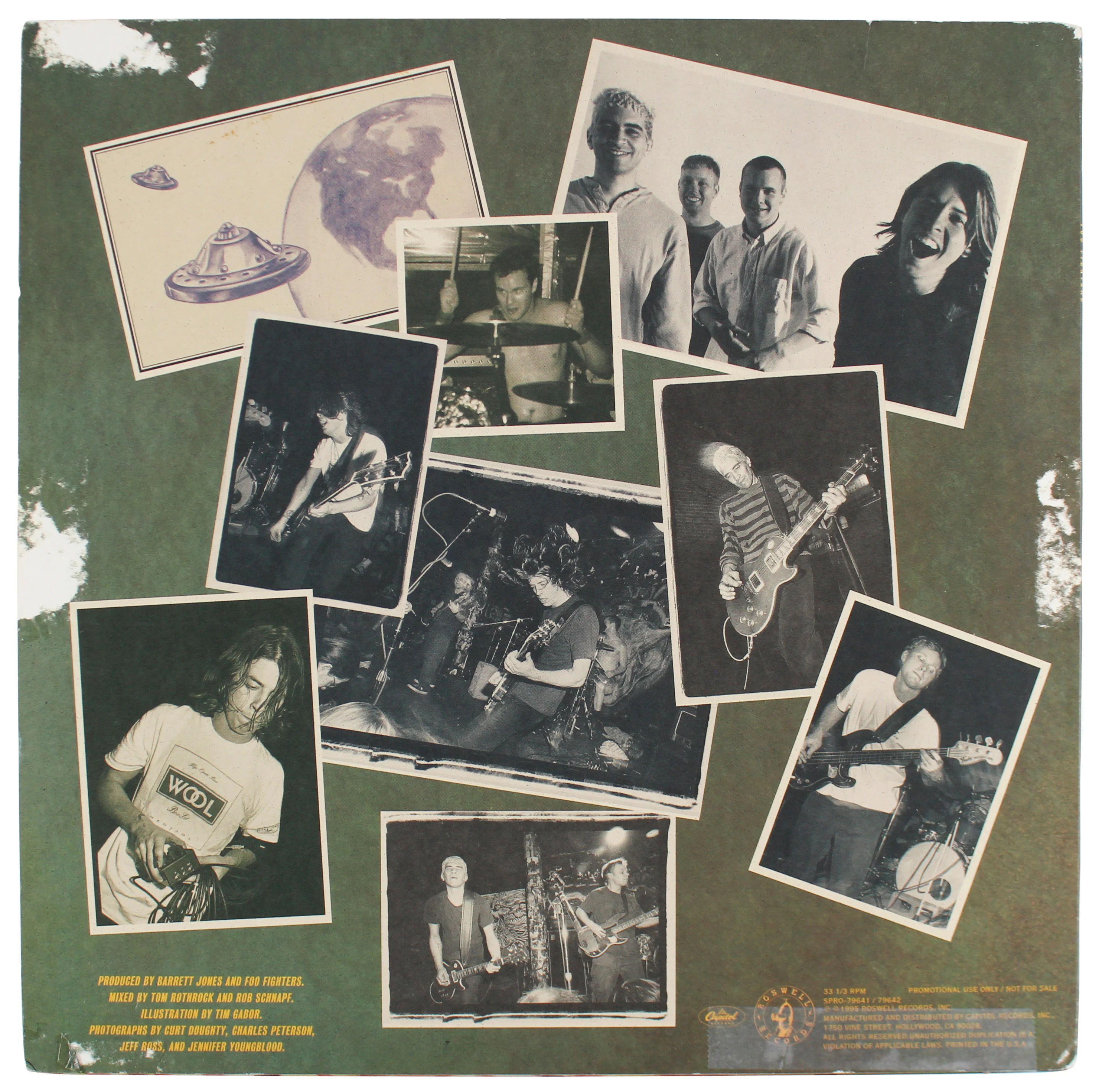 Foo Fighters (4) Signed Exhausted Winnebago Album Cover W/ Vinyl PSA/DNA #V09804 - Image 5