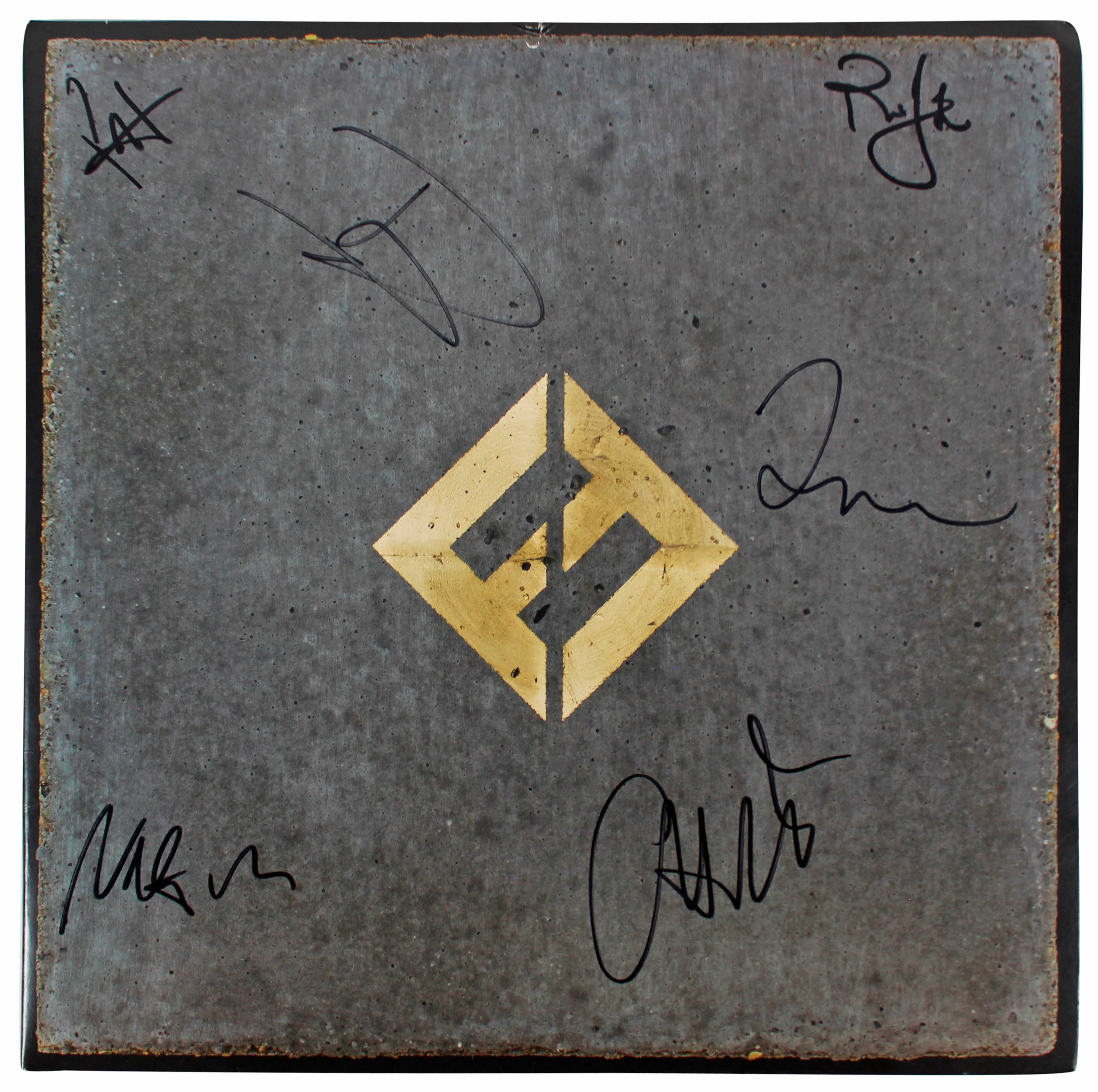 Foo Fighters (6) Grohl, Hawkins, Smear +3 Signed Album Cover W/ Vinyl BAS LOA - Image 3