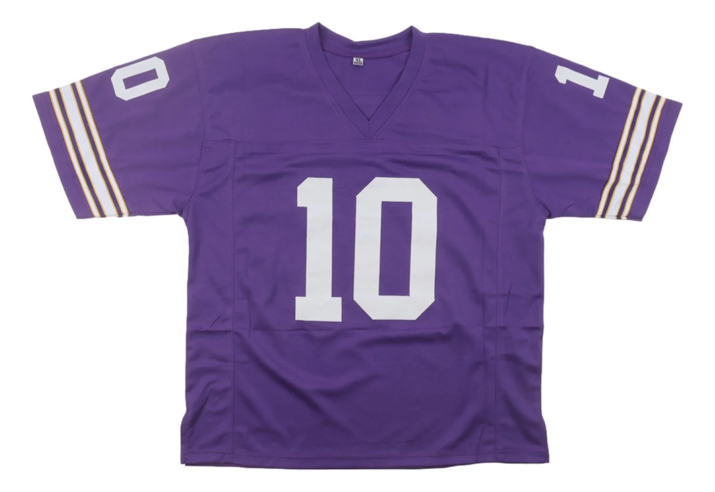Fran Tarkenton Minnesota Signed Purple Football Jersey HOF 86 JSA QR Hologram - Image 3