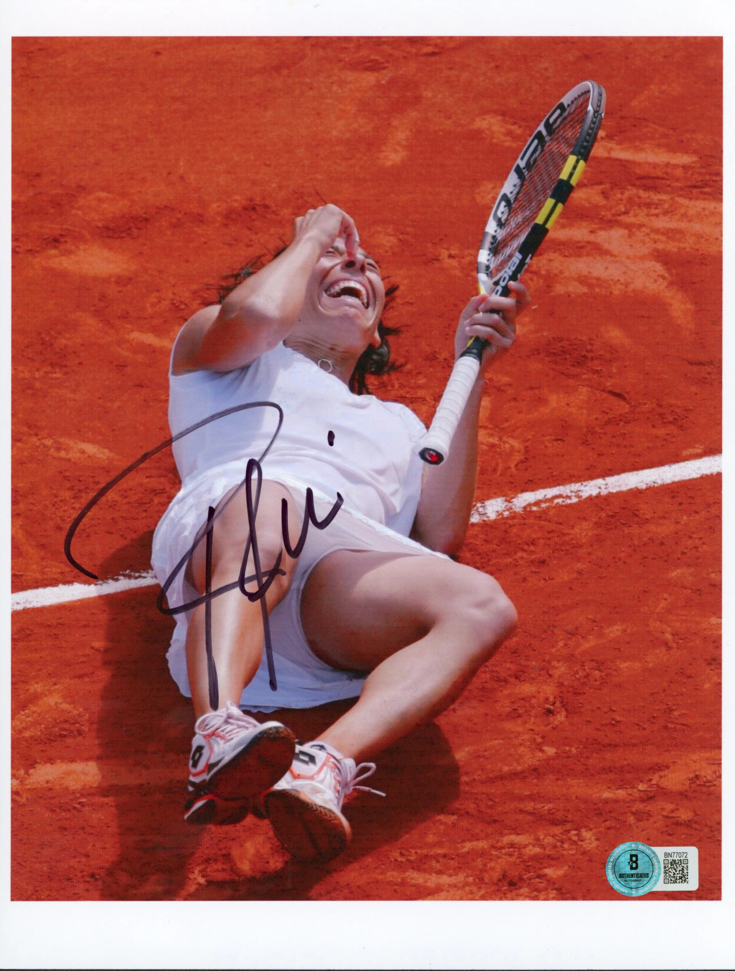 Francesca Schiavone Tennis Authentic Signed 8x10 Photo Autographed BAS #BN77072 - Image 2