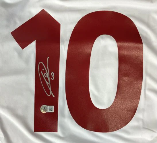 Francesco Totti Signed AS Roma White Kappa Soccer Jersey BAS - Image 2