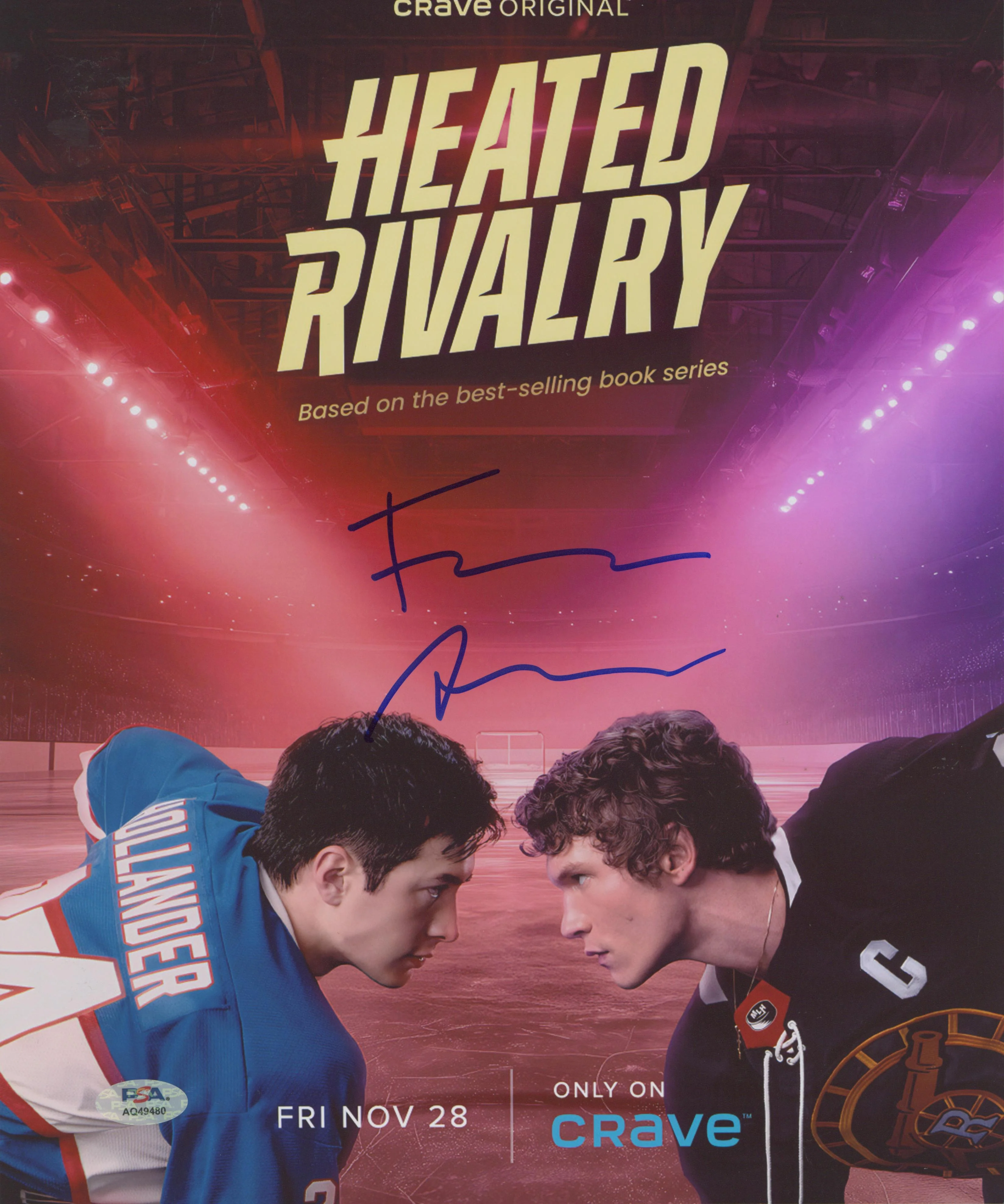 Francois Arnaud Heated Rivalry Authentic Signed 11x14 Photo PSA/DNA #AQ49480 - Image 2