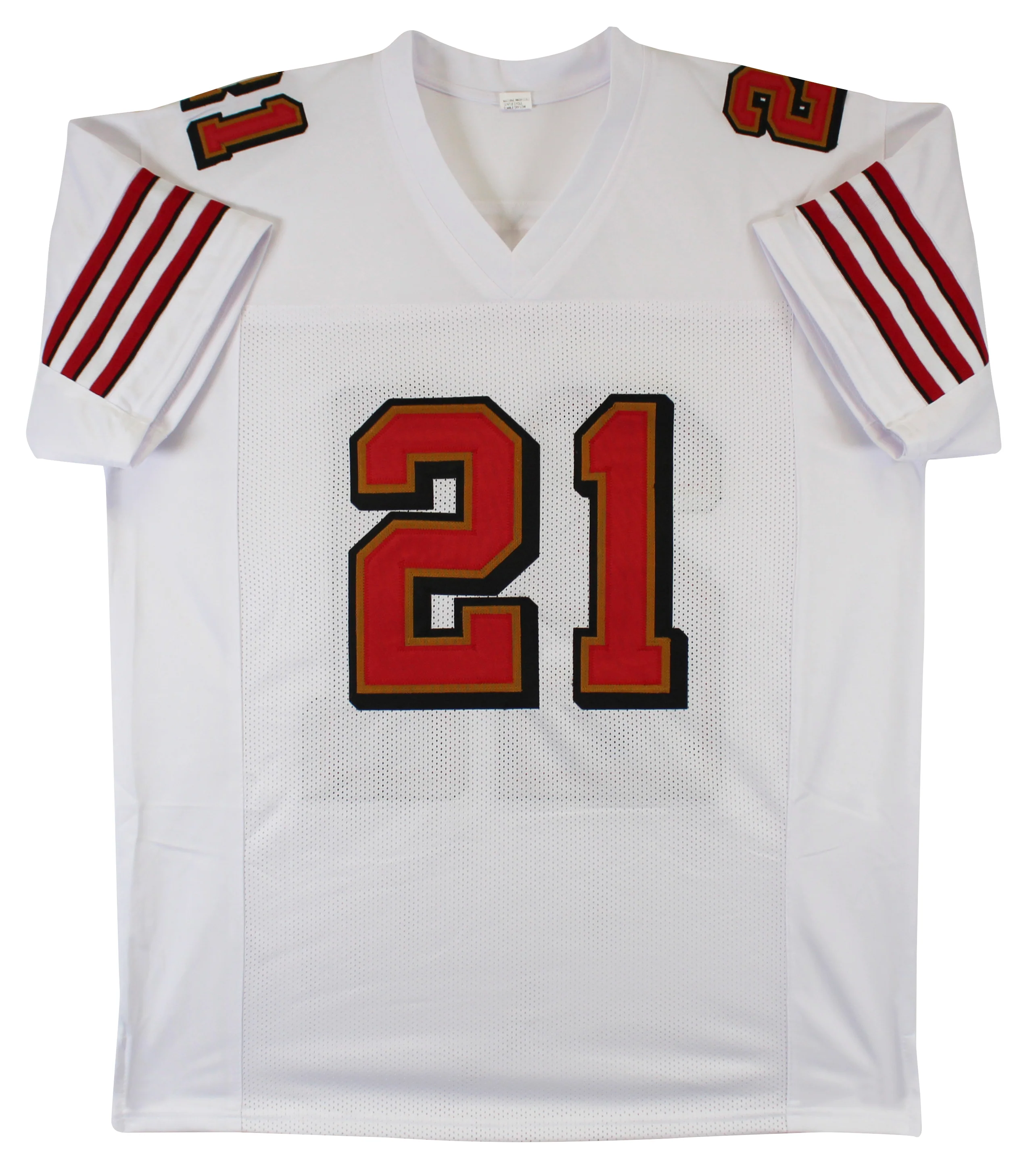 Frank Gore Authentic Signed White Pro Style Jersey Autographed BAS Witnessed 2 - Image 4