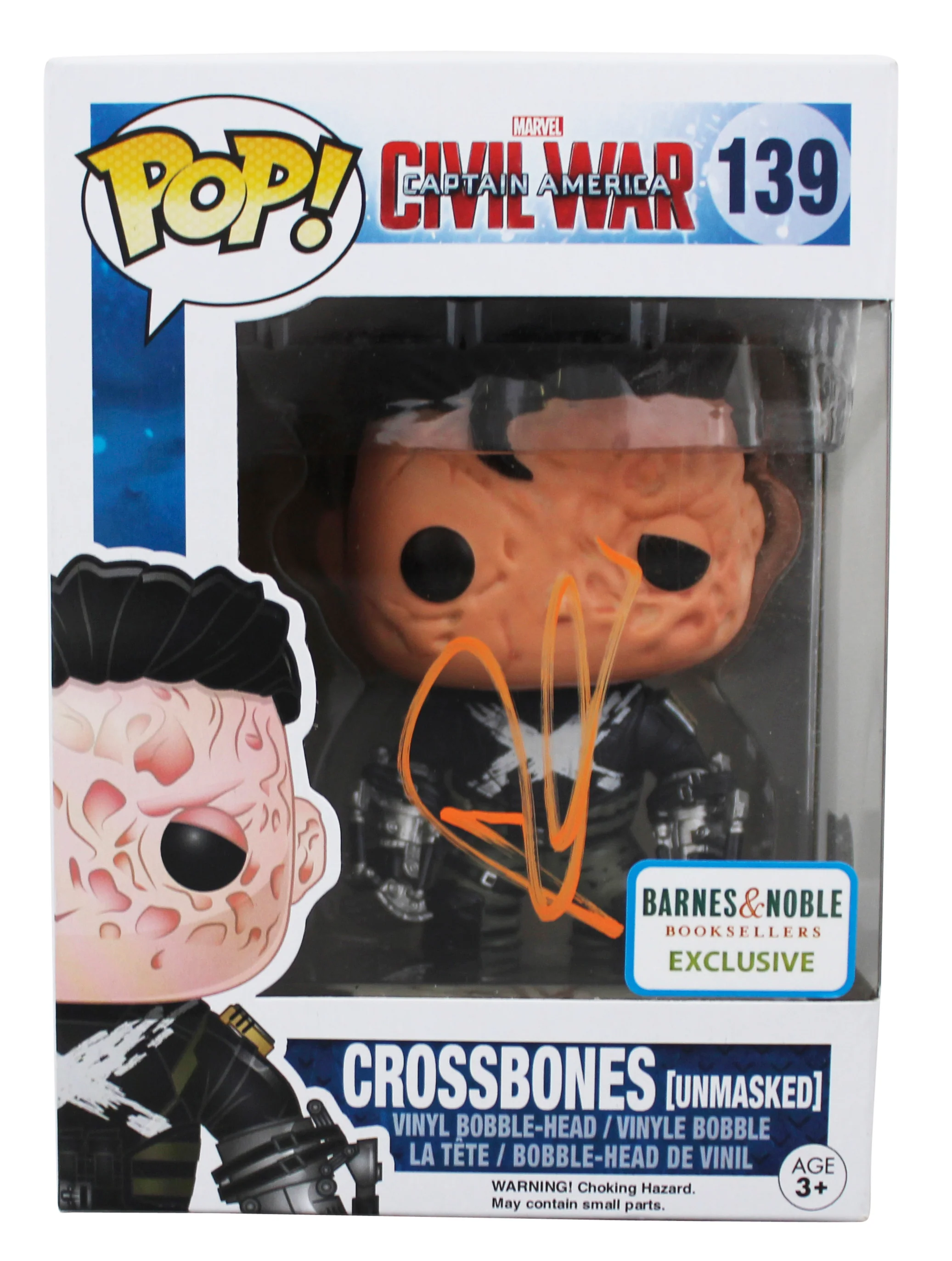 Frank Grillo Captain America Civil War Signed #139 Funko Pop Figure BAS #BQ56291 - Image 2