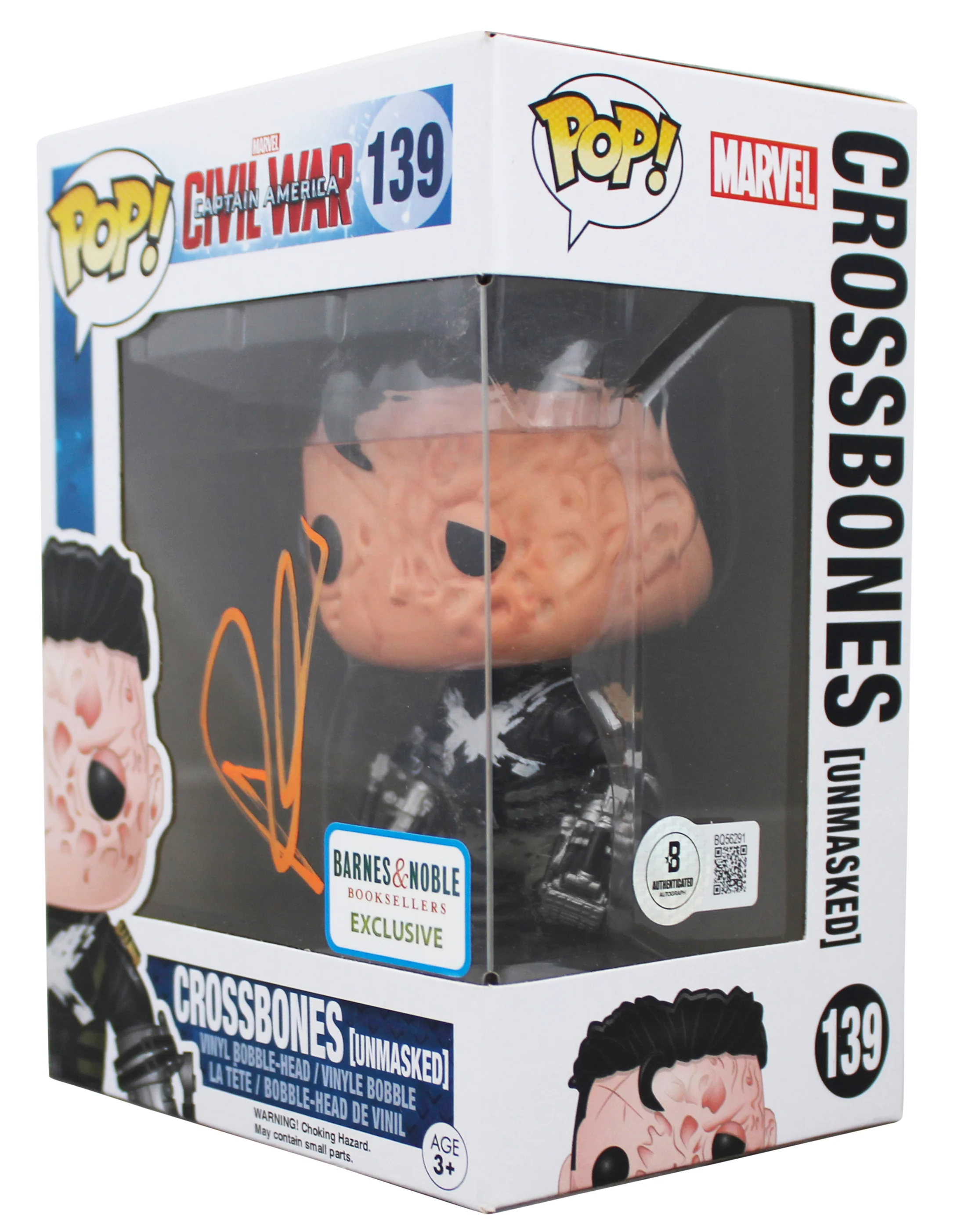 Frank Grillo Captain America Civil War Signed #139 Funko Pop Figure BAS #BQ56291 - Image 3