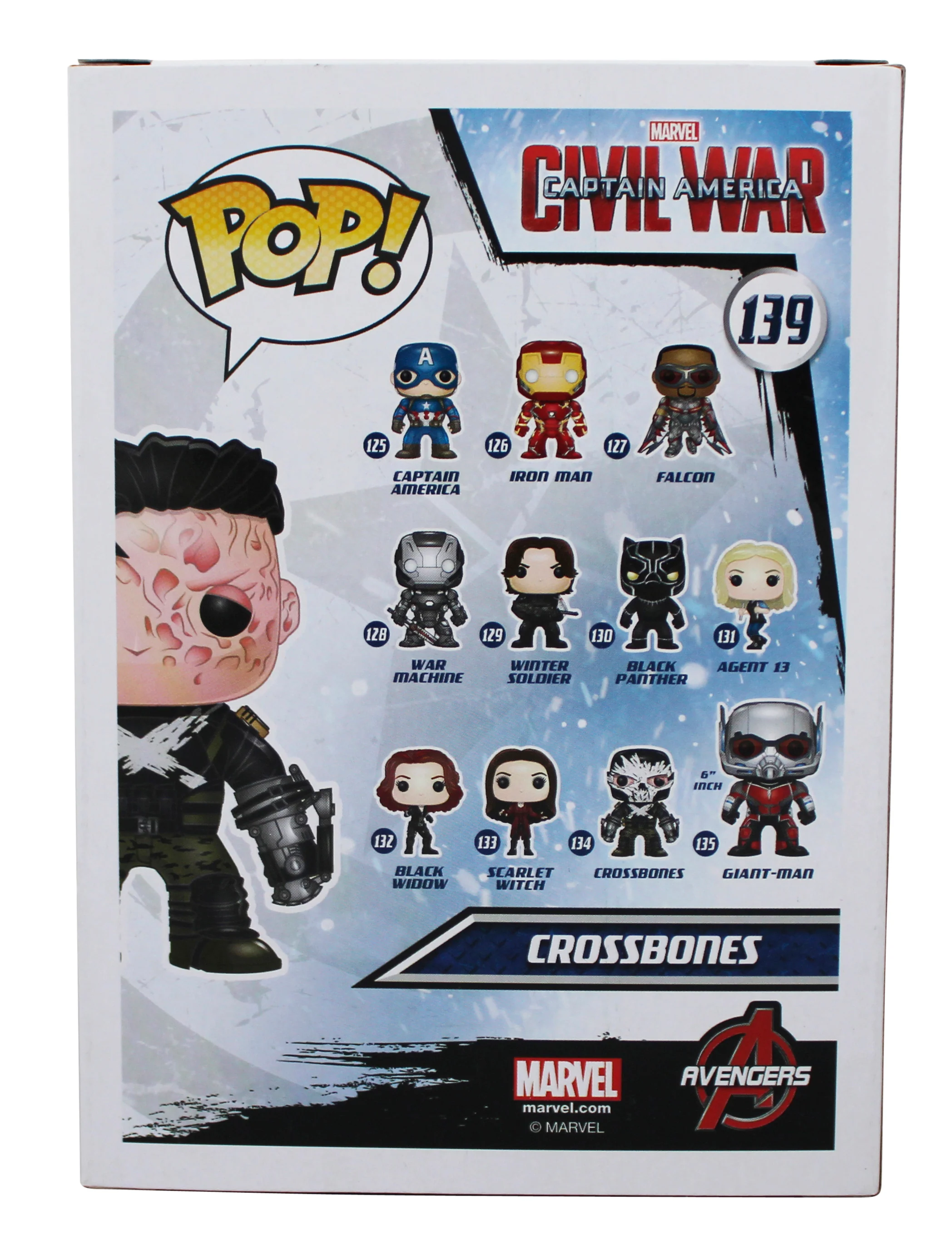 Frank Grillo Captain America Civil War Signed #139 Funko Pop Figure BAS #BQ56291 - Image 5