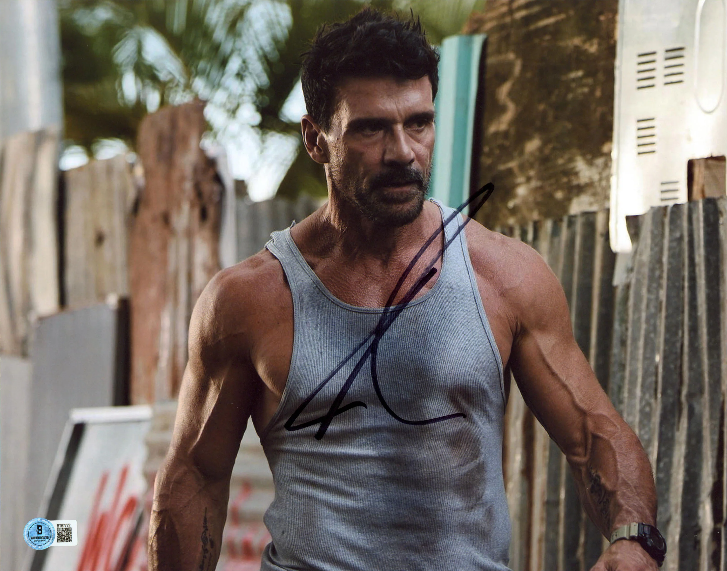 Frank Grillo Werewolves Authentic Signed 11x14 Horizontal Photo BAS #BT67772 - Image 2