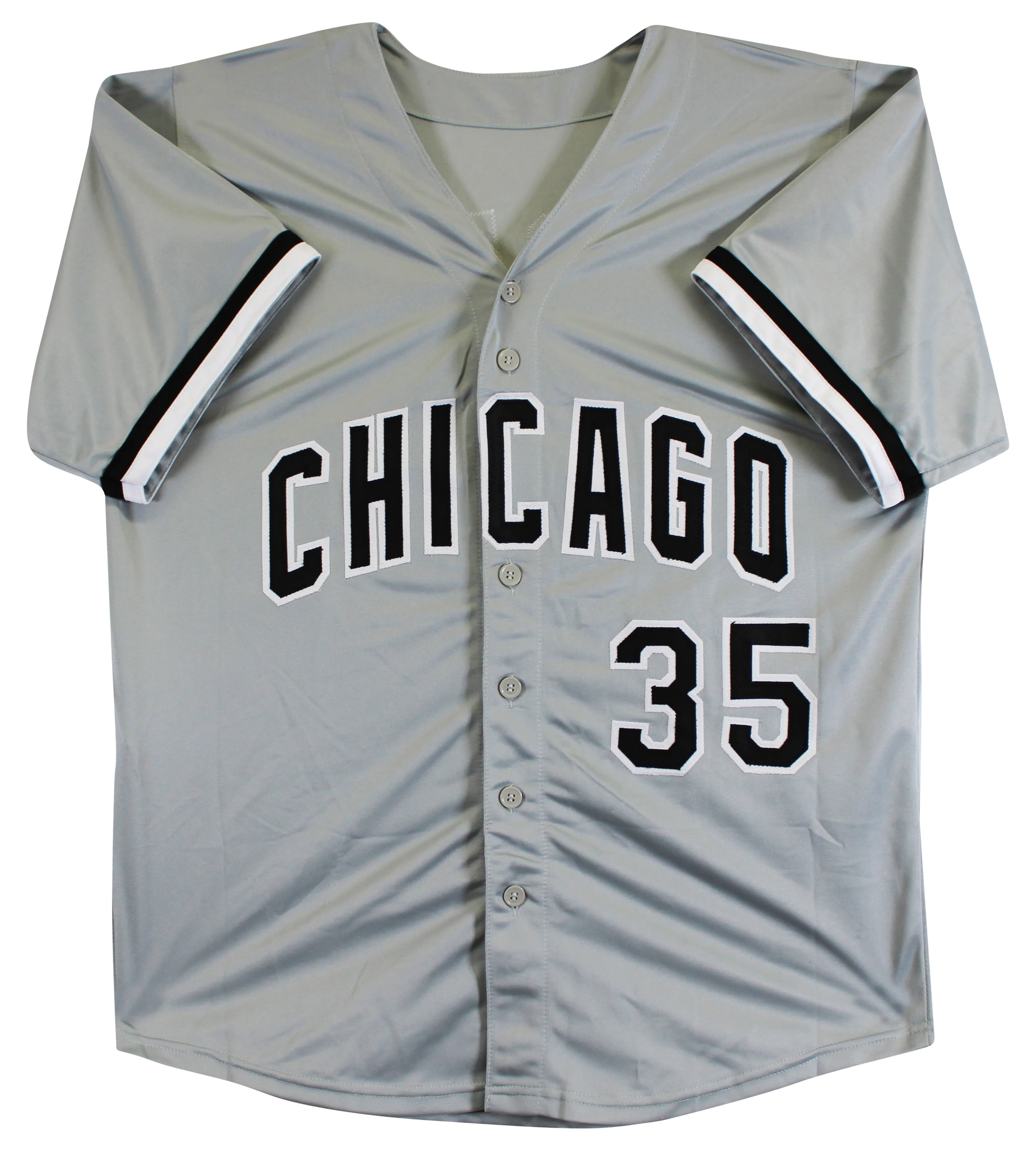 Frank Thomas Authentic Signed Grey Pro Style Jersey Autographed BAS Witnessed 2 - Image 4
