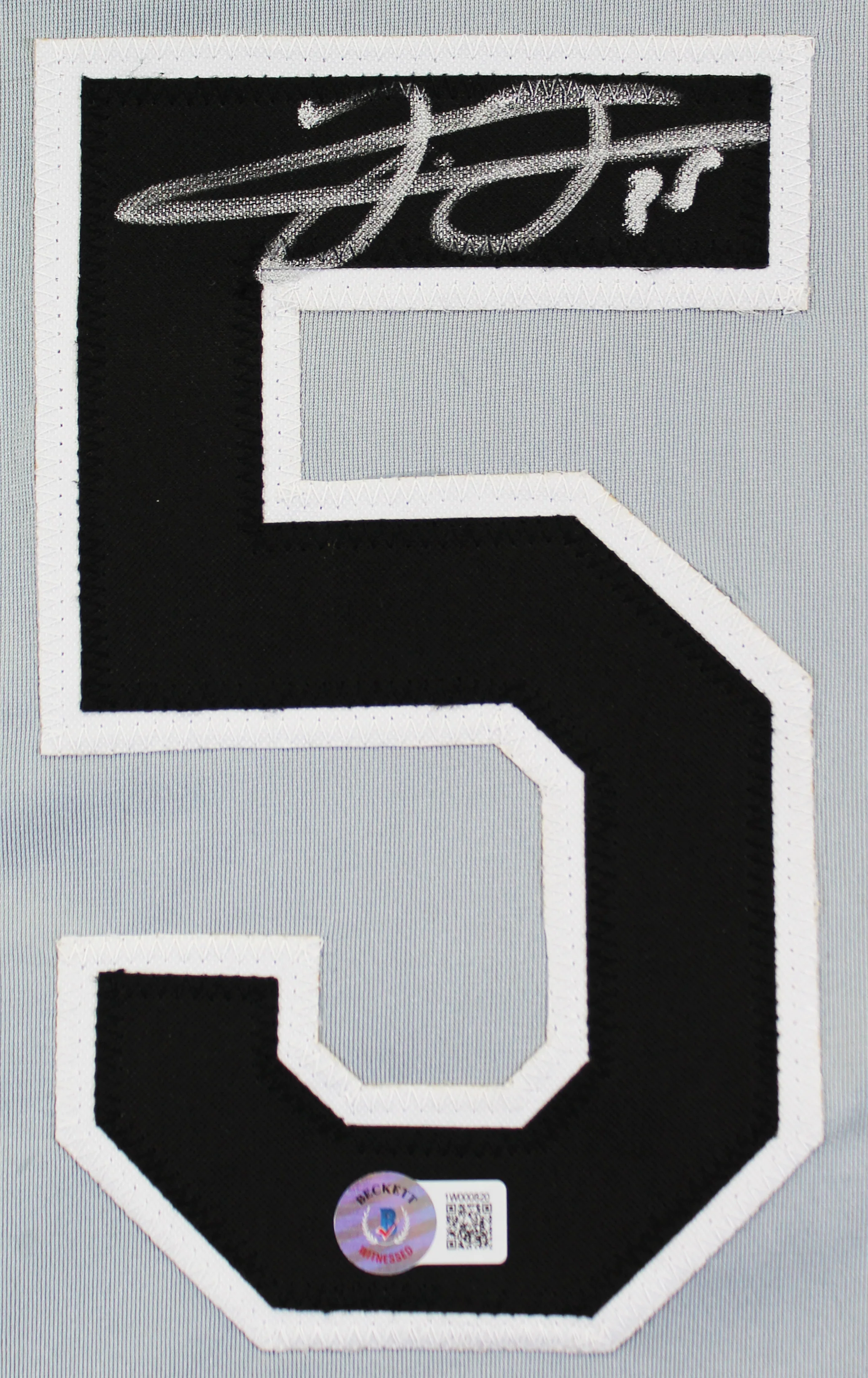 Frank Thomas Authentic Signed Grey Pro Style Jersey BAS Witnessed - Image 3