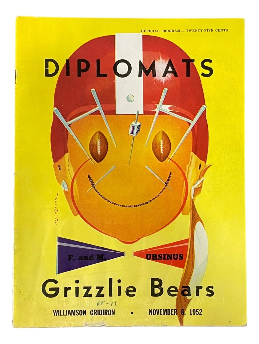 Franklin & Marshall vs Ursinus November 8 1952 Official Game Program - Image 5
