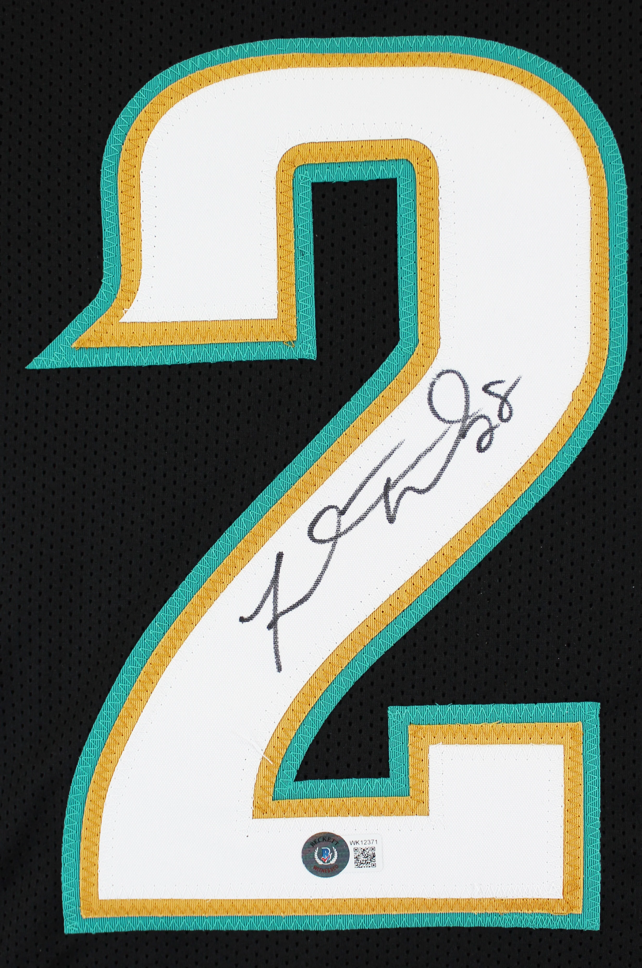 Fred Taylor Authentic Signed Black Pro Style Jersey Autographed BAS Witnessed - Image 3
