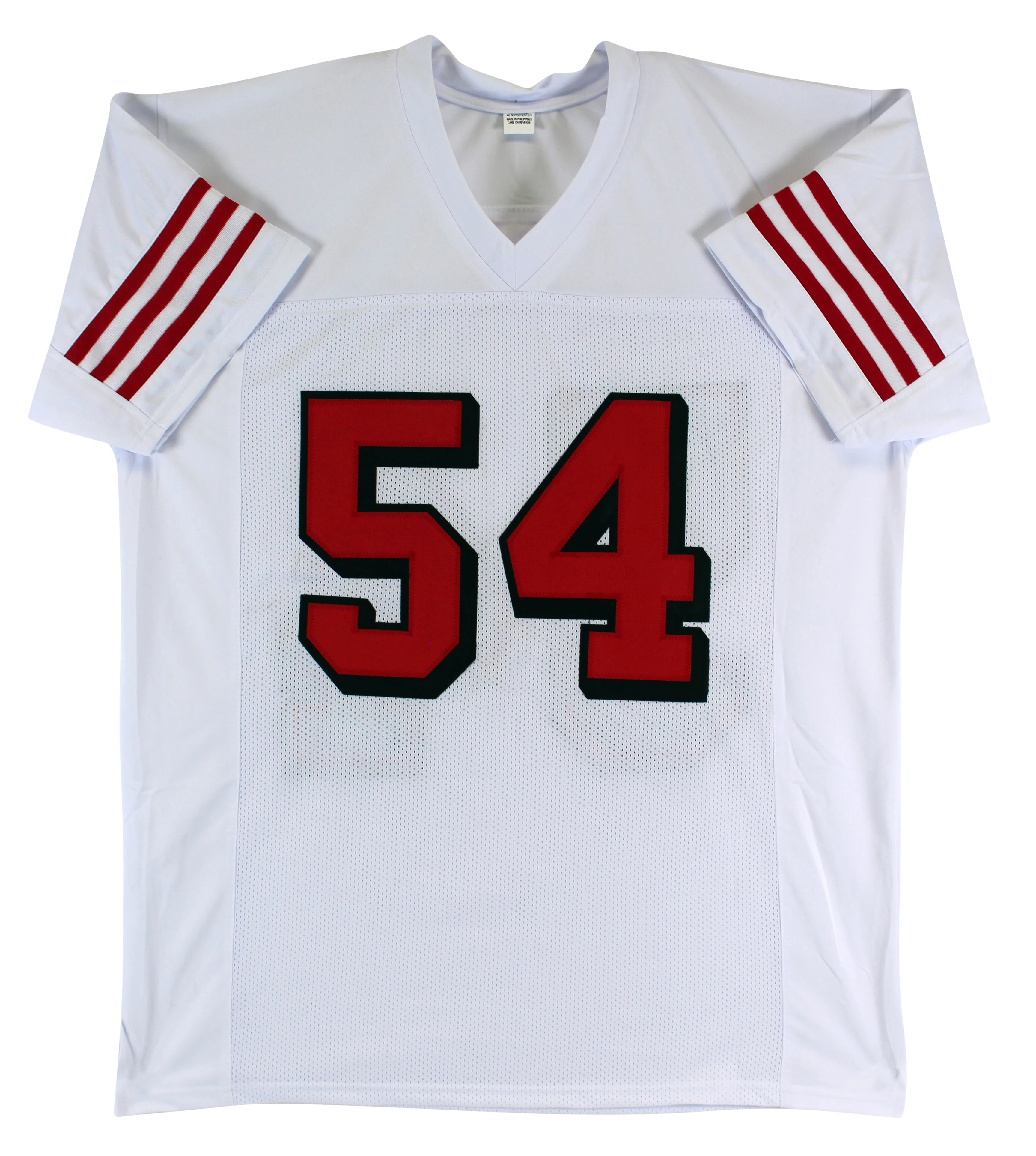 Fred Warner Authentic Signed White Pro Style Jersey w/ Dropshadow BAS - Image 4