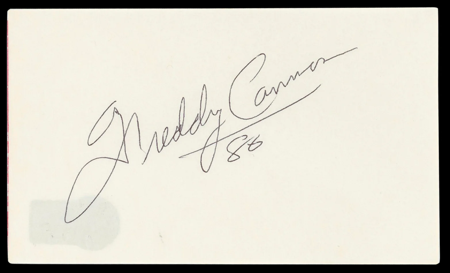 Freddy Cannon Musician Authentic Signed 3x5 Index Card Autographed BAS #BM57153 - Image 2