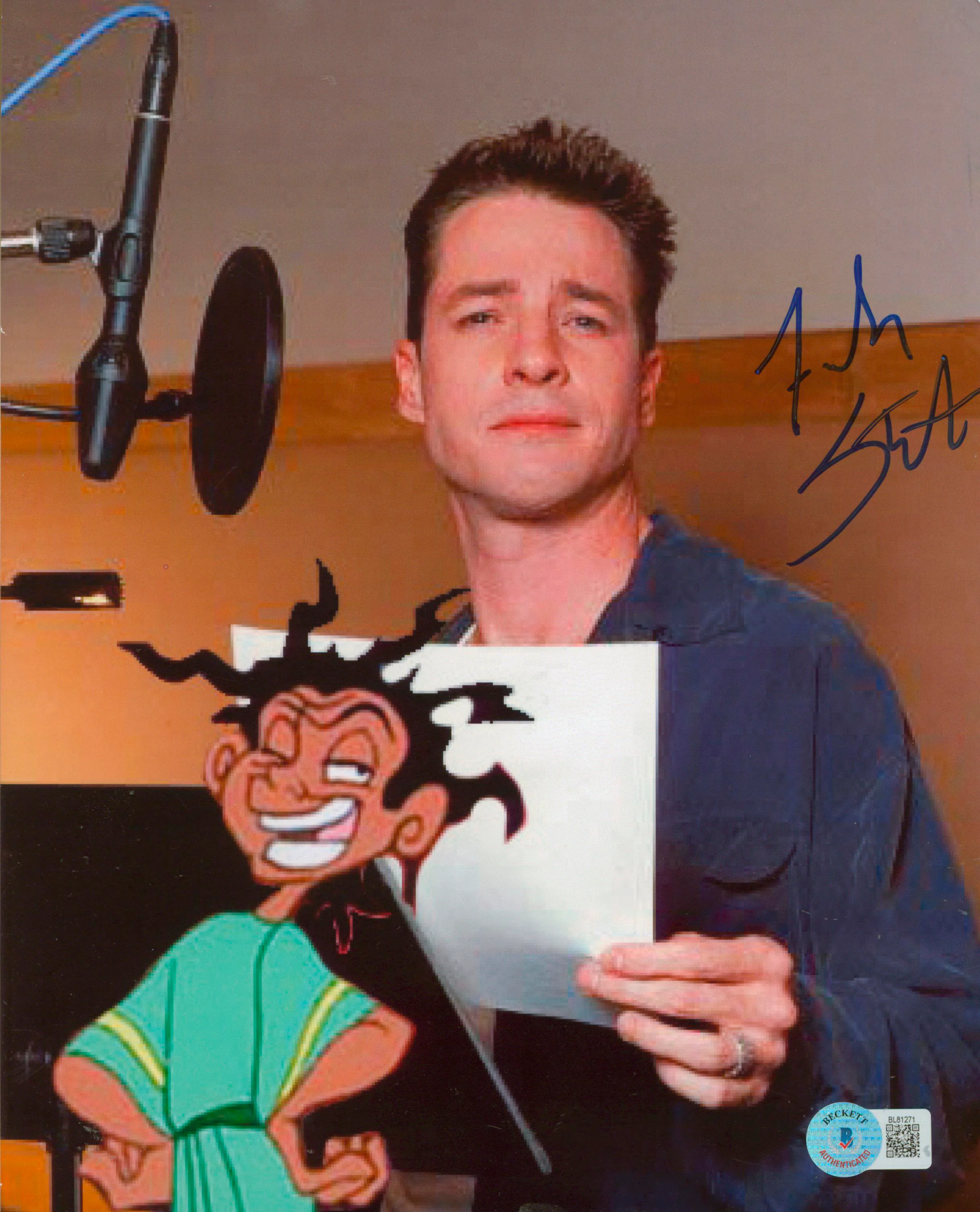 French Stewart Hercules: Zero to Hero Authentic Signed 8x10 Photo BAS #BL81271 - Image 2