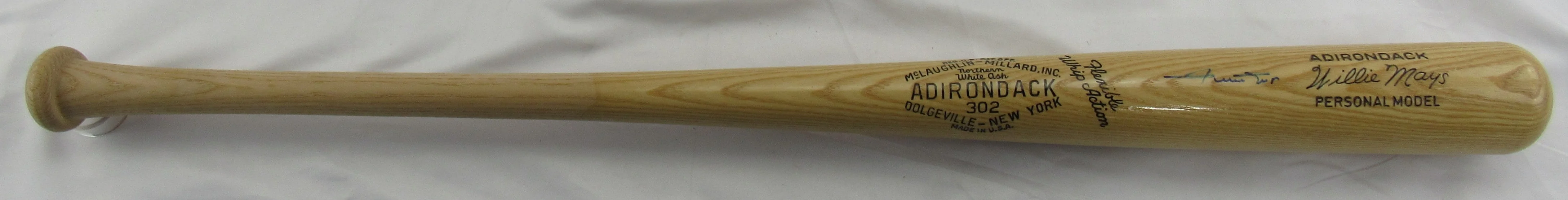 Willie Mays Signed Auto Baseball Bat PSA AQ34116