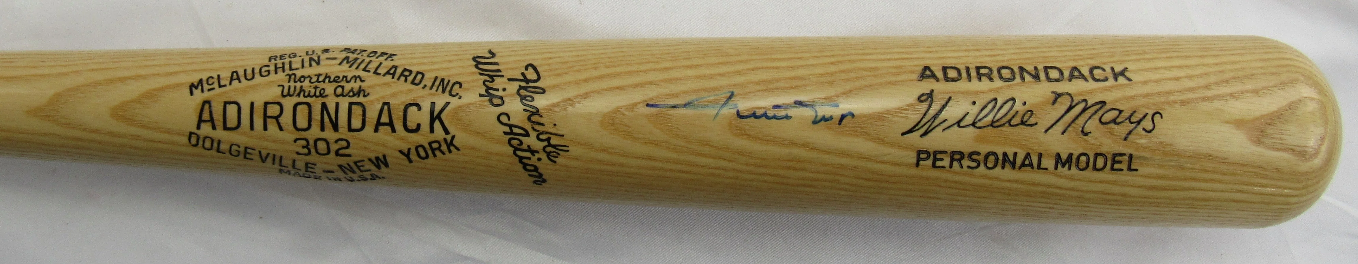 Willie Mays Signed Auto Baseball Bat PSA AQ34116 - Image 4