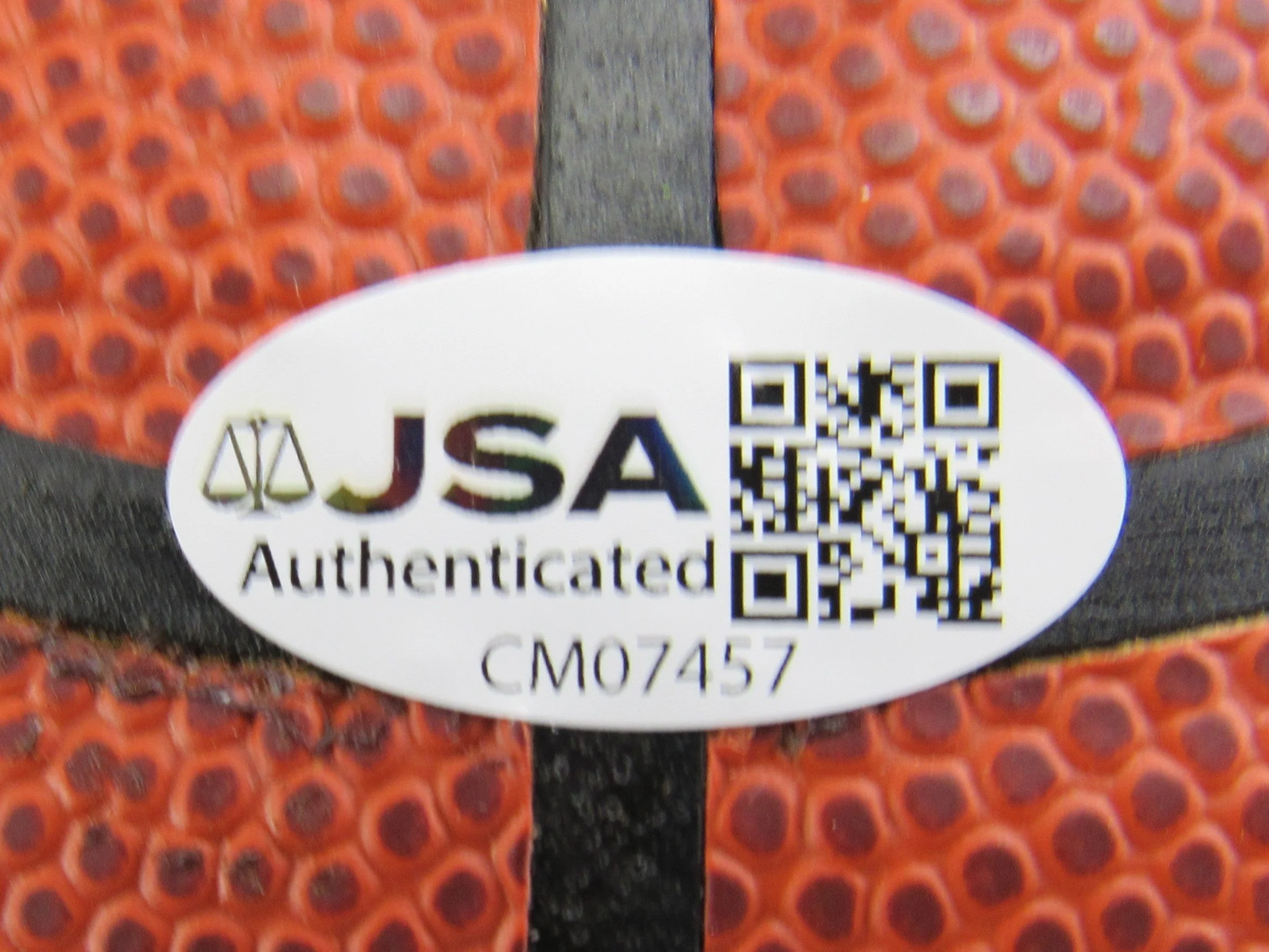 Dick Barnett Signed Auto Spalding Basketball JSA CM07457 - Image 6
