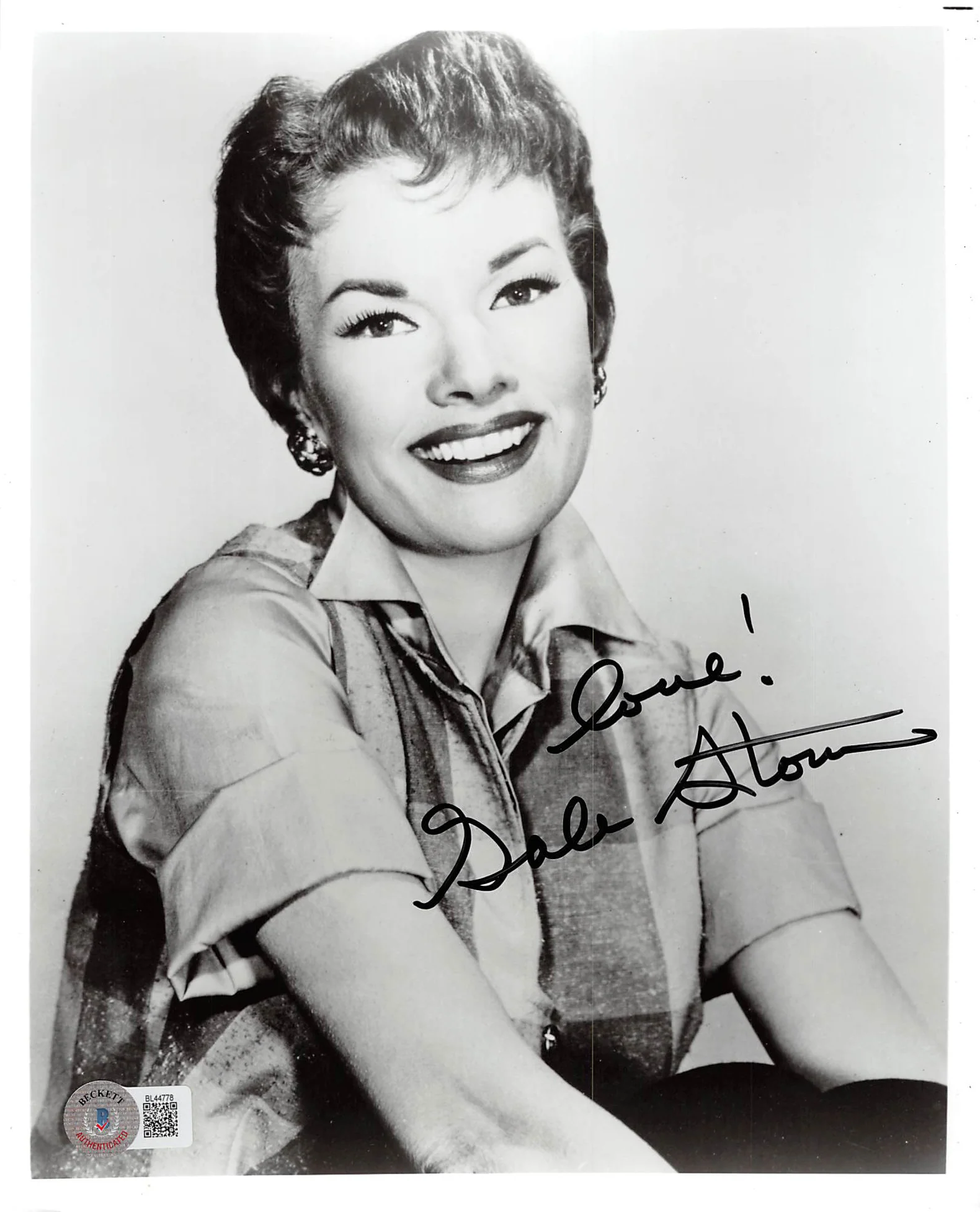 Gale Storm Murder, She Wrote "Love!" Authentic Signed 8x10 Photo BAS #BL44778 - Image 2