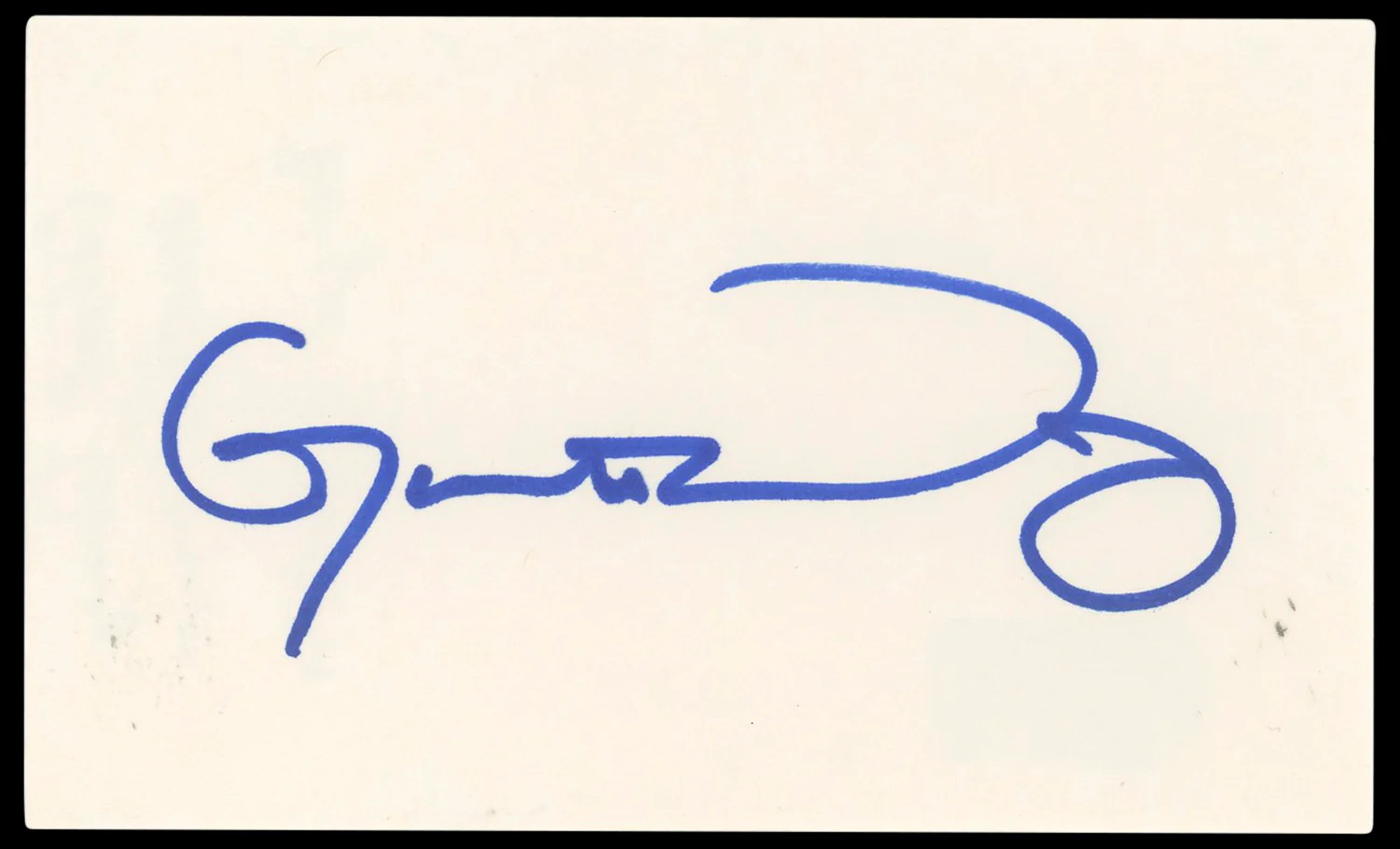 Garrett Wang Star Trek: Voyager Authentic Signed 3x5 Index Card BAS #BP50622